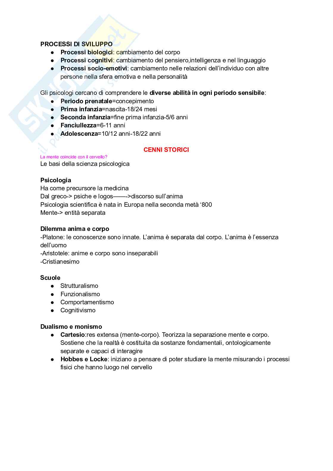 Psicologia generale Pag. 6