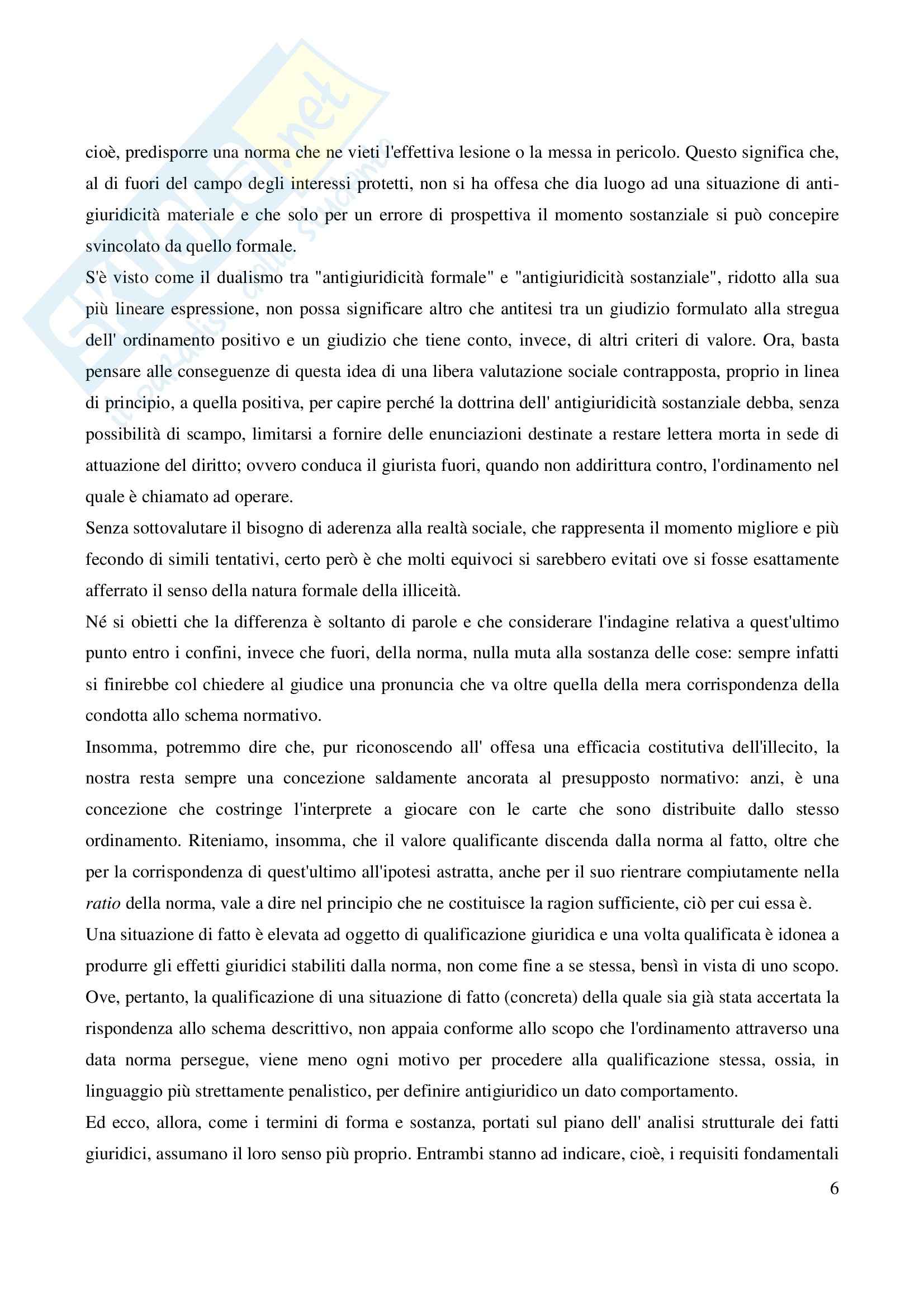 Riassunto esame Diritto Penale, prof. Coppi, libro consigliato Diritto Penale, Gallo Pag. 6