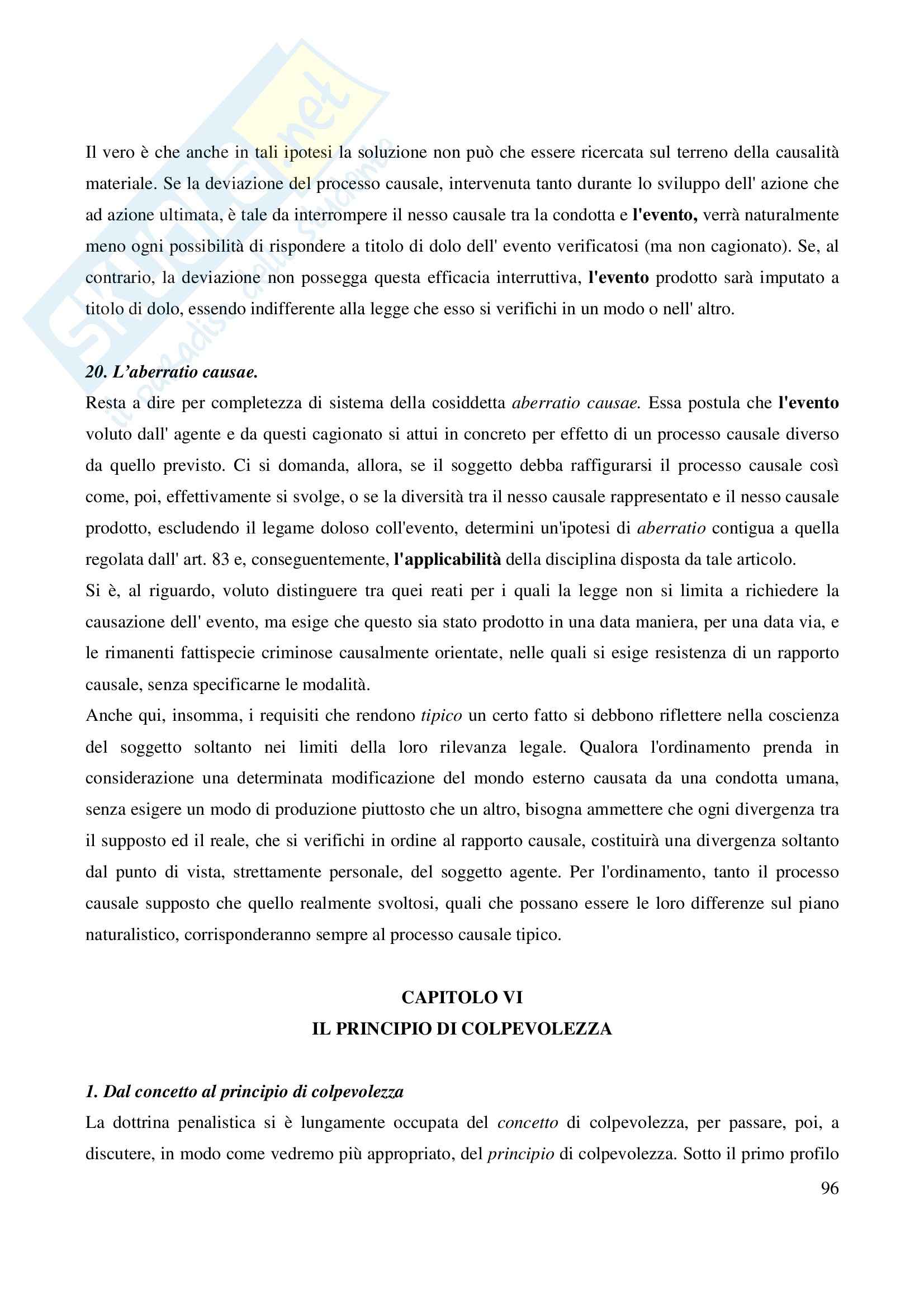 Riassunto esame Diritto Penale, prof. Coppi, libro consigliato Diritto Penale, Gallo Pag. 96