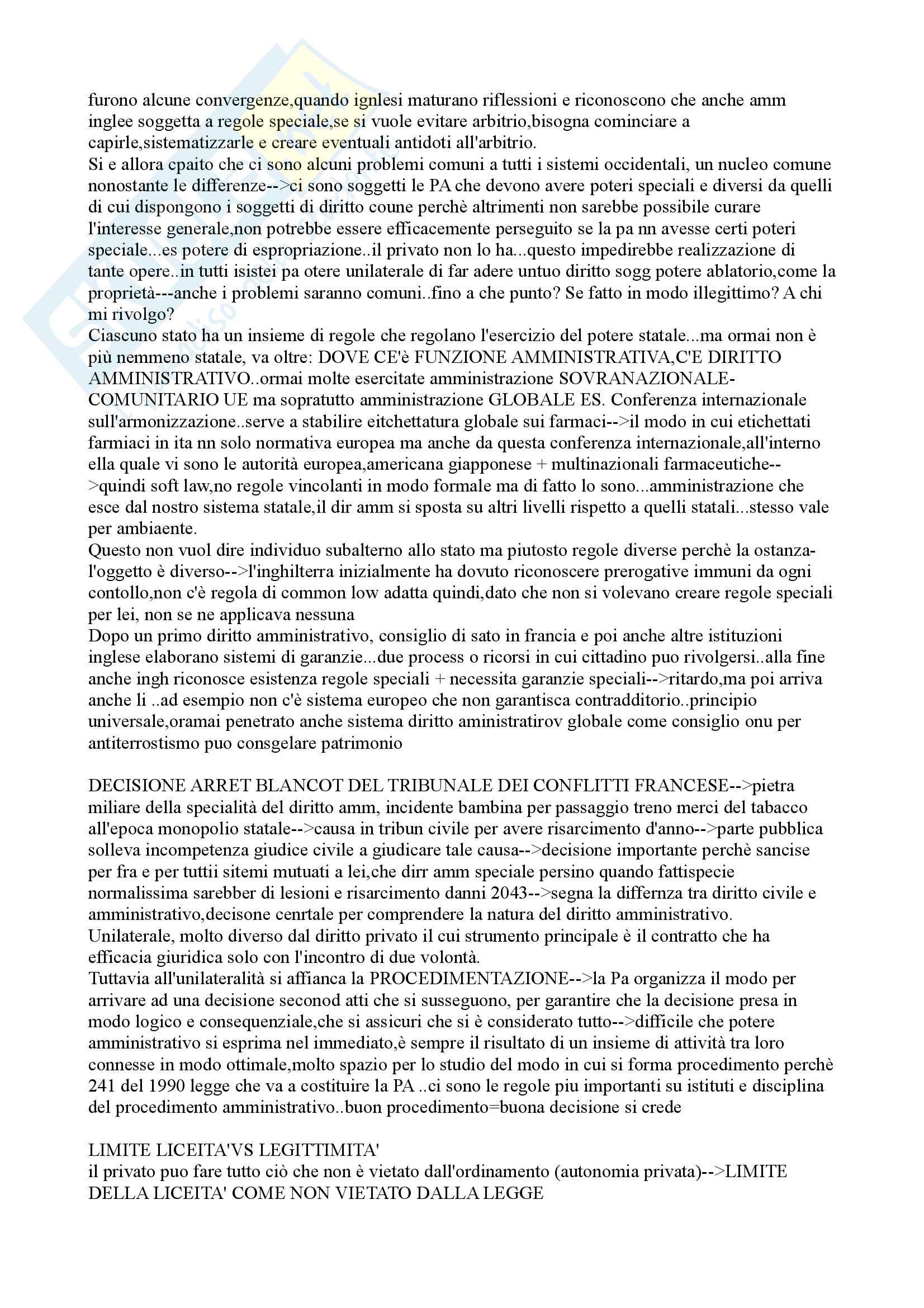 Appunti Diritto Amministrativo prof. Marchetti 2016 1° e 2° semestre Pag. 2