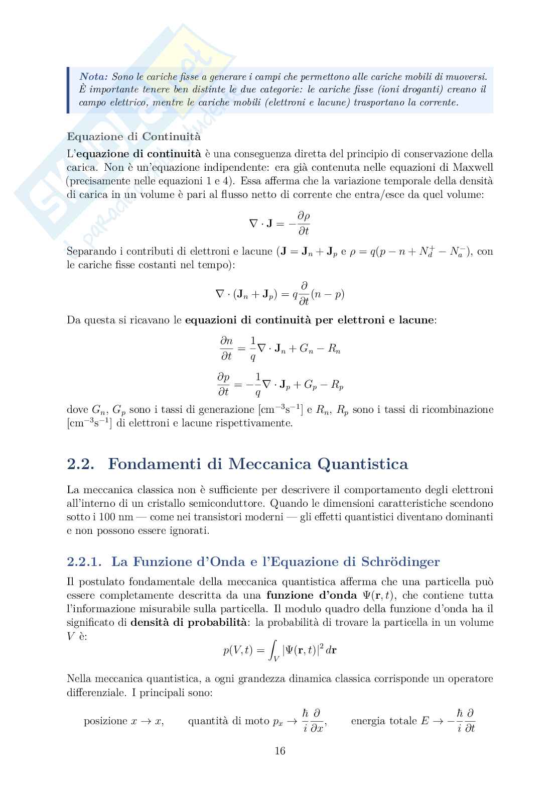 Dispositivi nanoelettronici – Appunti completi  Pag. 21
