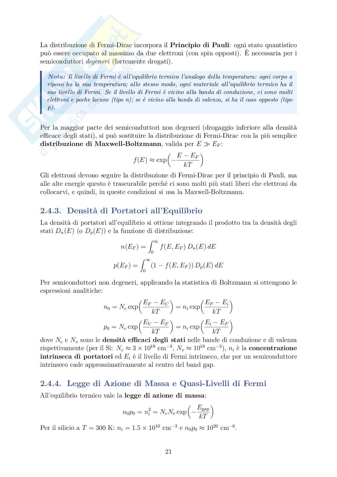 Dispositivi nanoelettronici – Appunti completi  Pag. 26