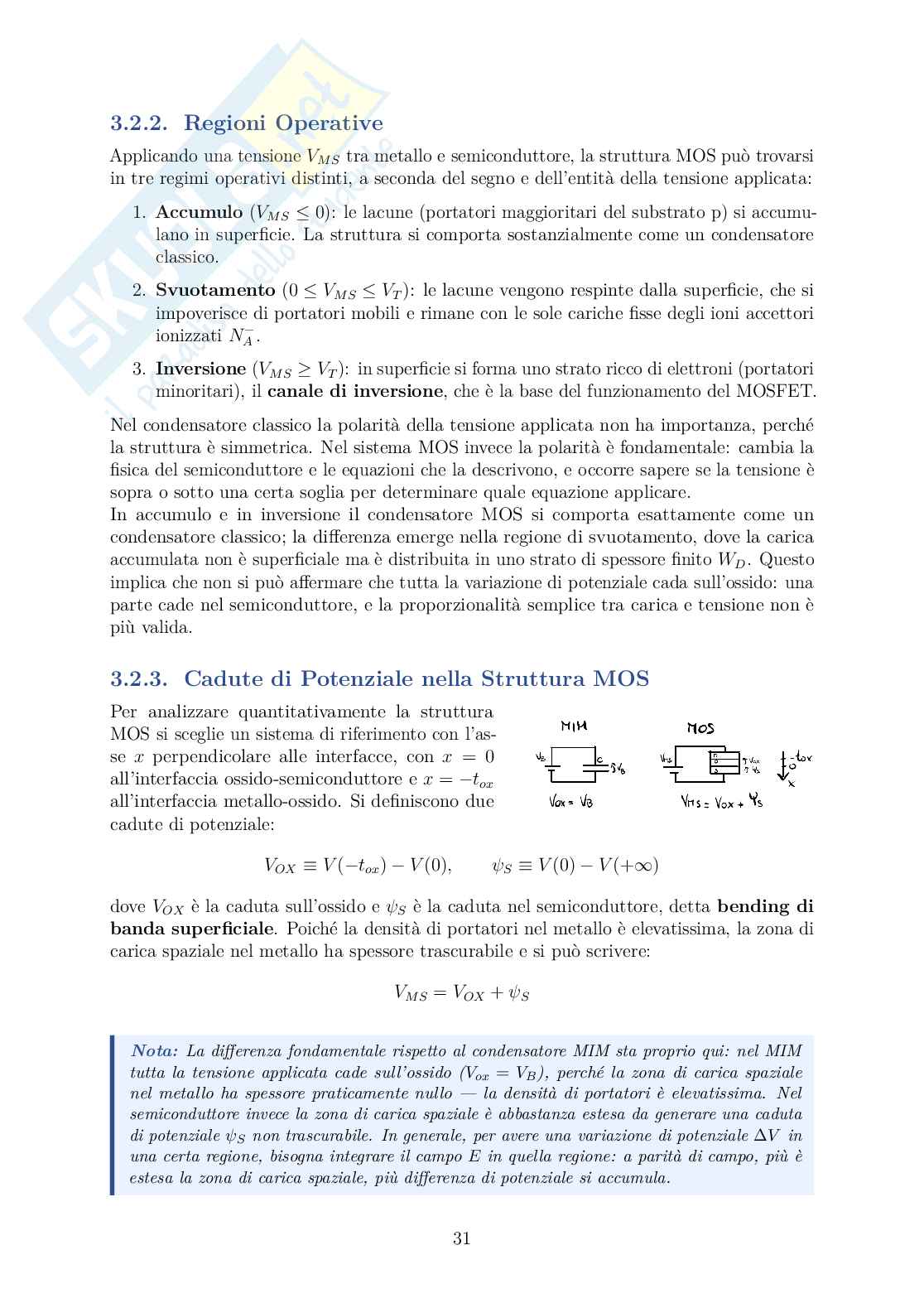 Dispositivi nanoelettronici – Appunti completi  Pag. 36