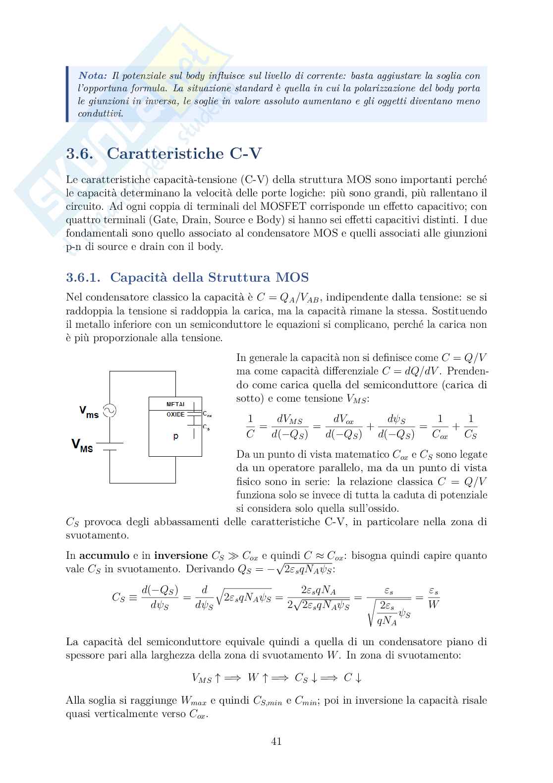 Dispositivi nanoelettronici – Appunti completi  Pag. 46