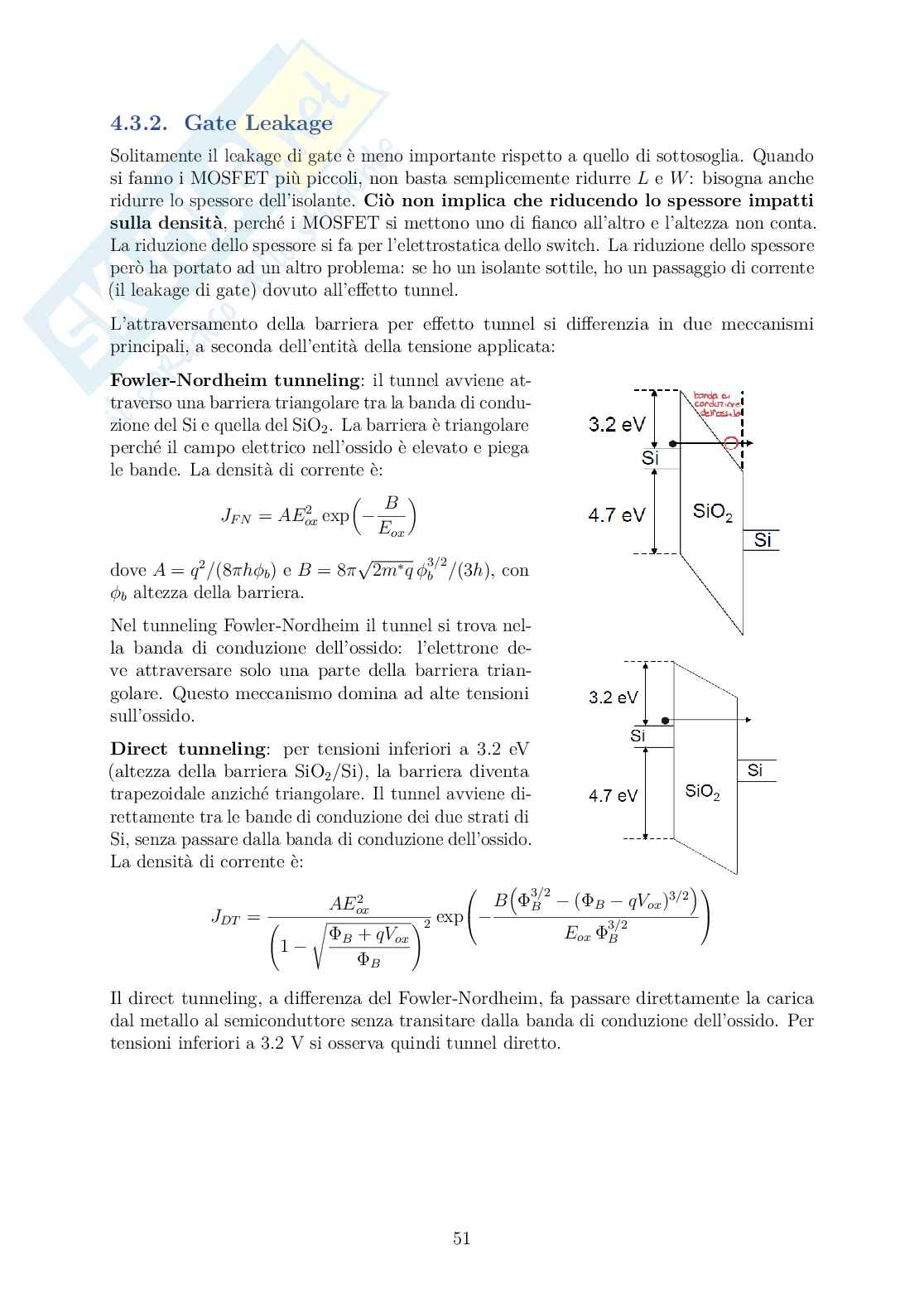 Dispositivi nanoelettronici – Appunti completi  Pag. 56
