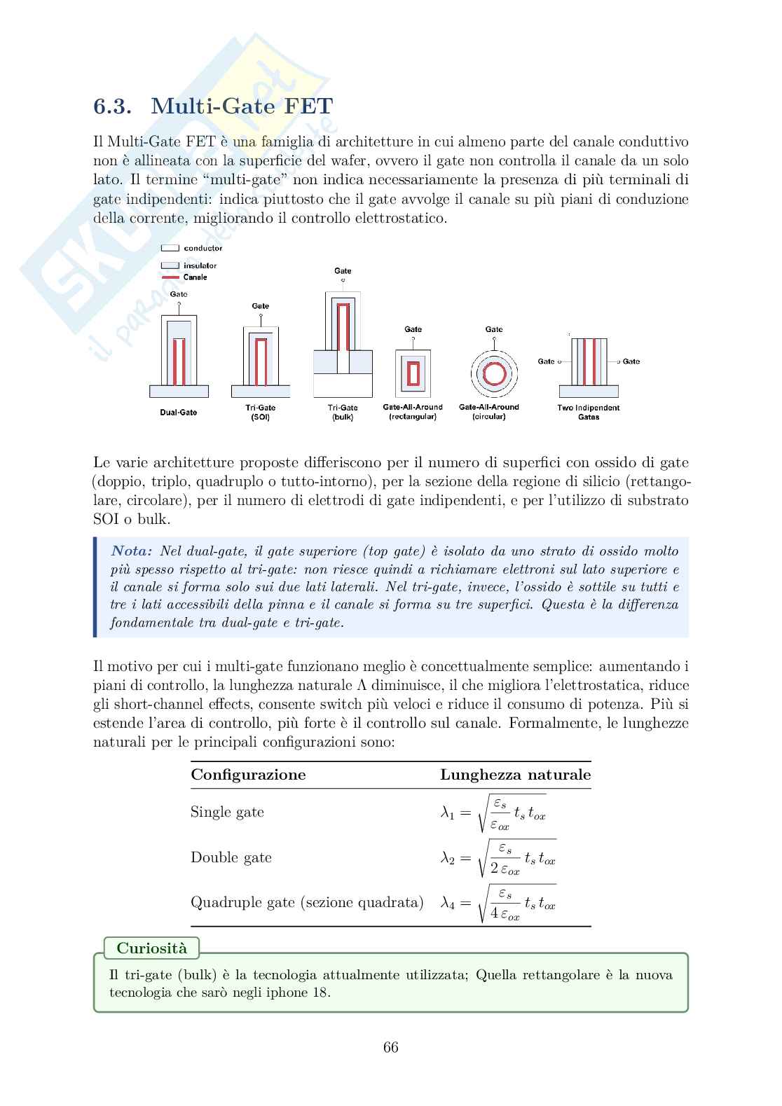 Dispositivi nanoelettronici – Appunti completi  Pag. 71