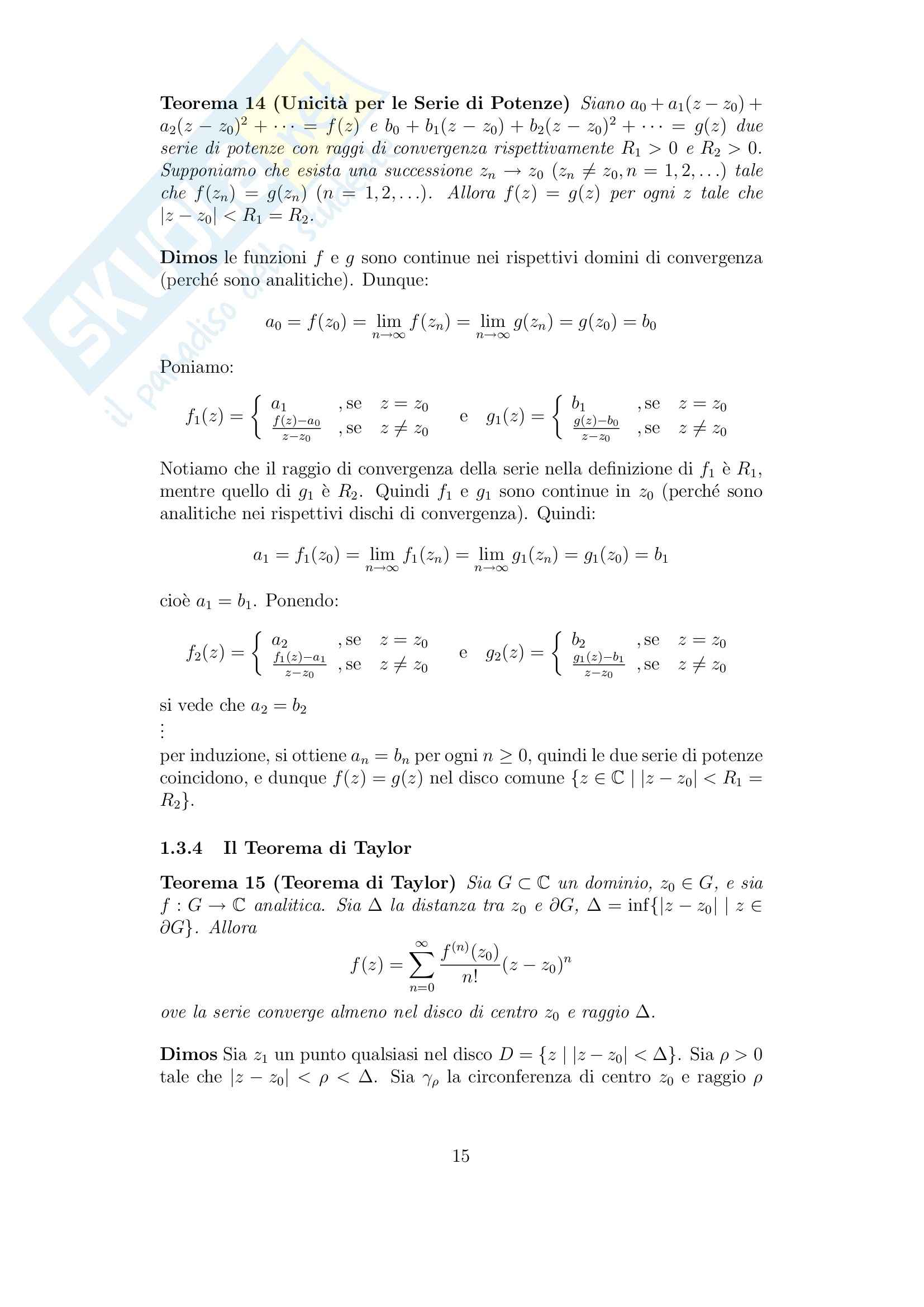 Analisi complessa - completo Pag. 16