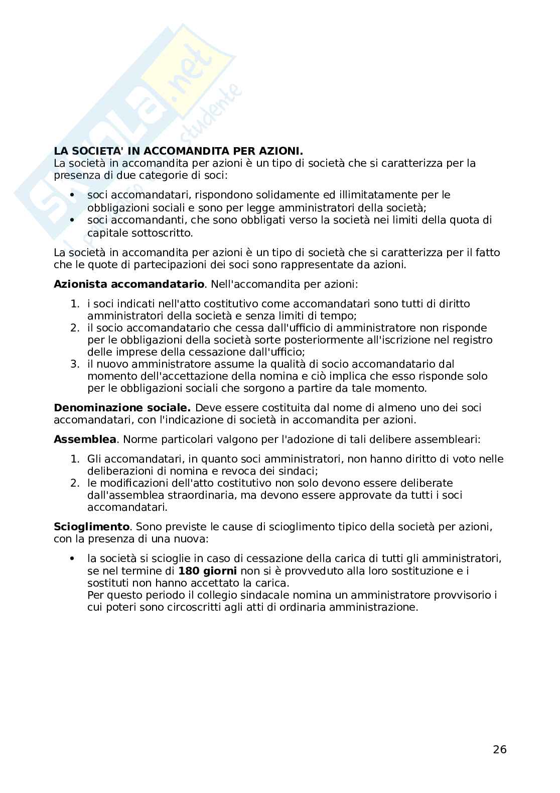 Appunti di Diritto commerciale Pag. 26