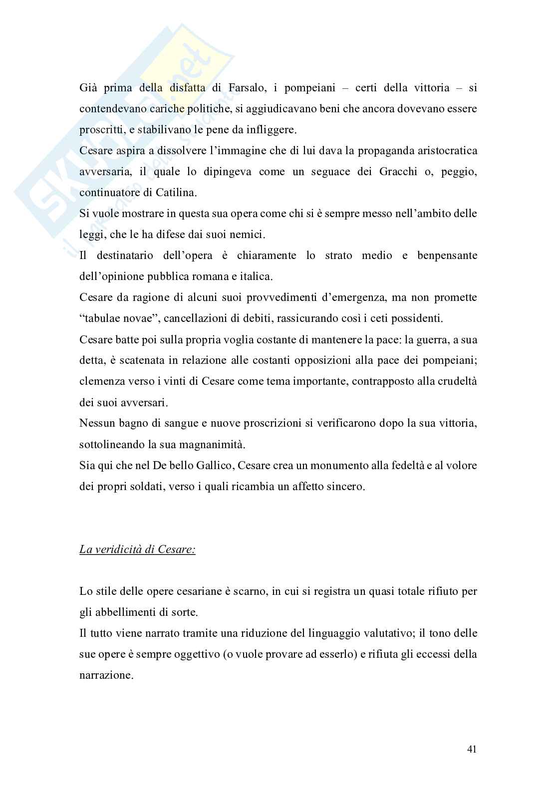 Riassunto esame Lingua e letteratura latina, Prof. Munzi Luigi, libro consigliato Letteratura latina, Conte Pag. 41