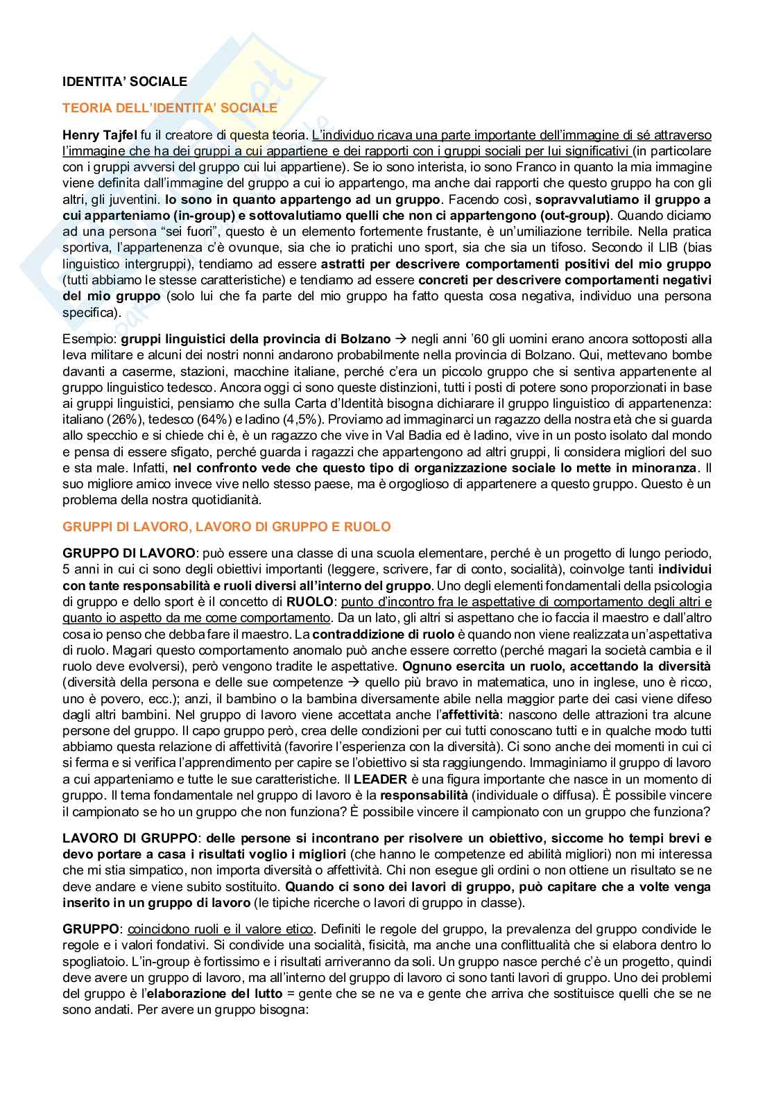 Psicologia applicata alle scienze motorie Pag. 36
