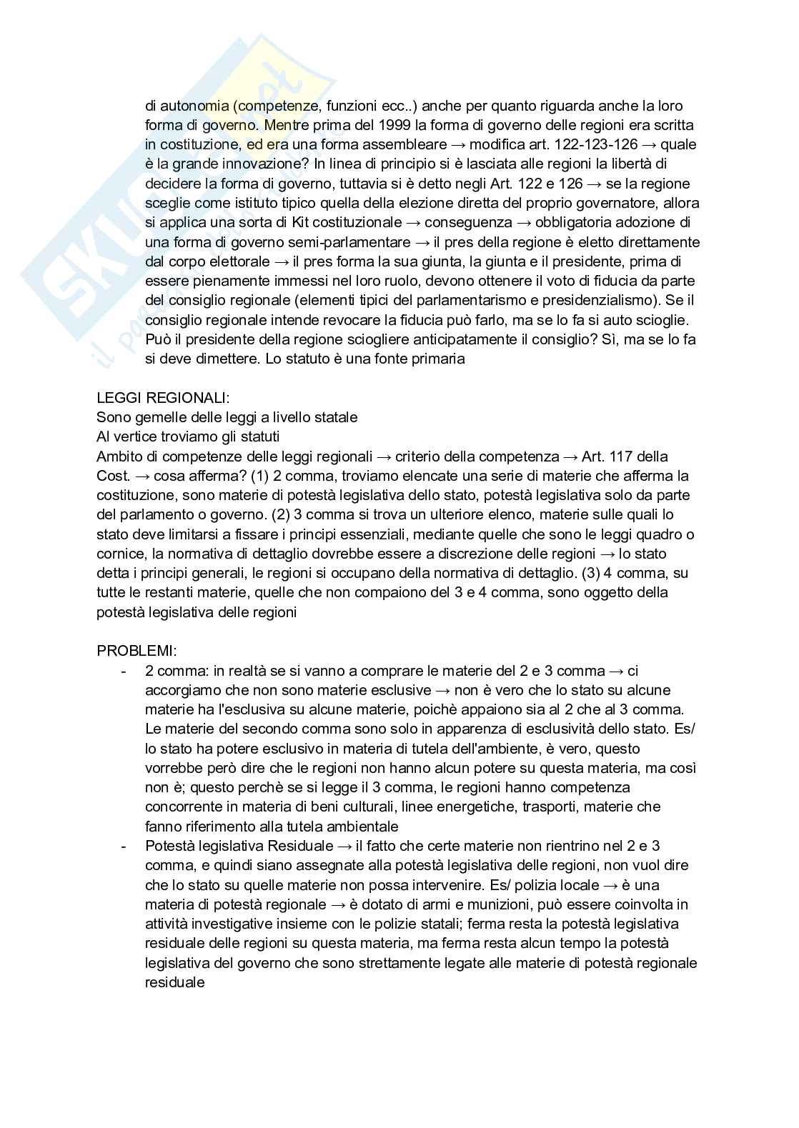 Diritto costituzionale  Pag. 31