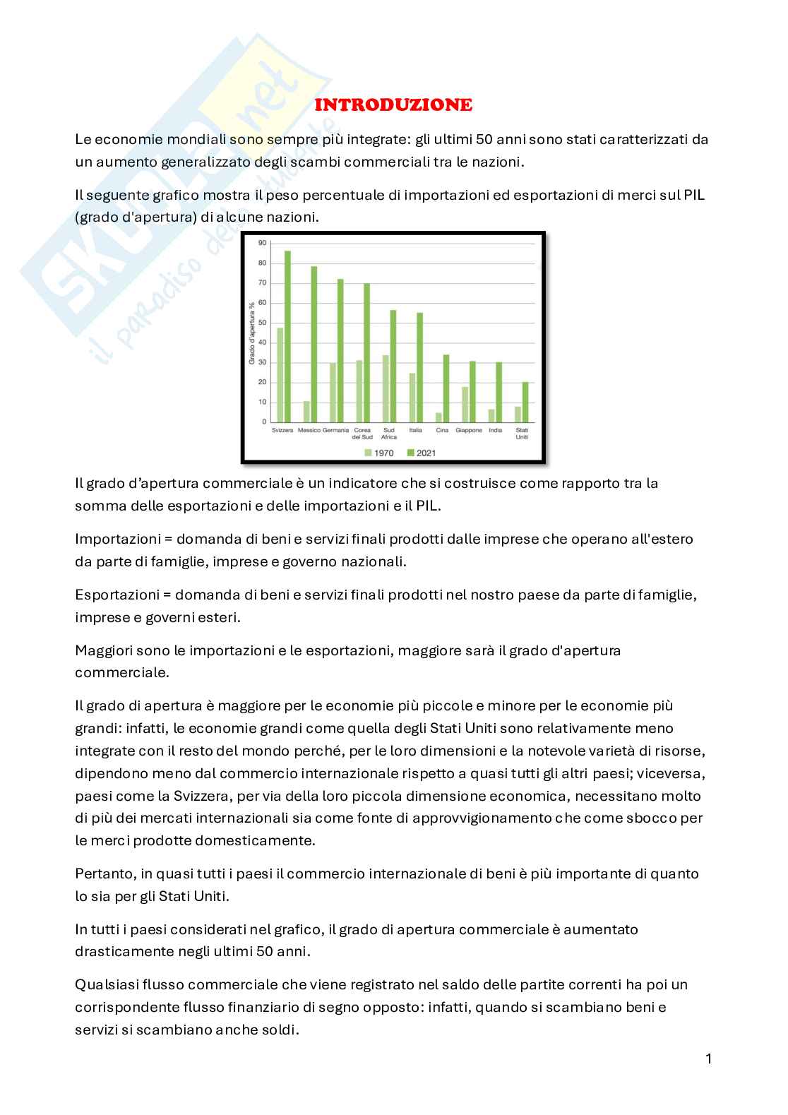 Appunti di Economia monetaria e dei mercati finanziari Pag. 1