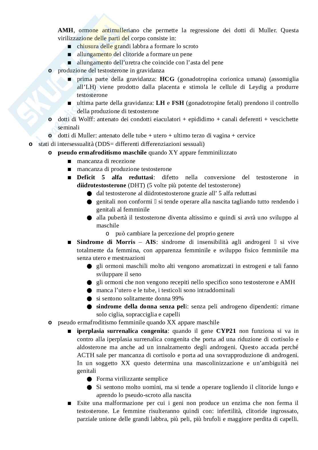 Appunti per l'esame di Endocrinologia  Pag. 2