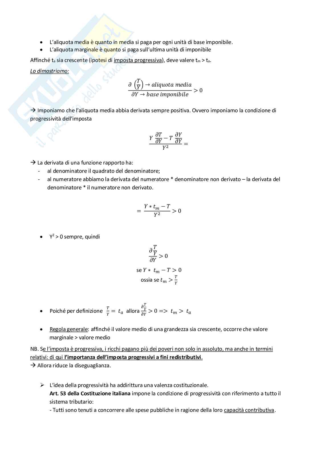 Appunti - Scienza delle finanze (primo parziale) Pag. 81