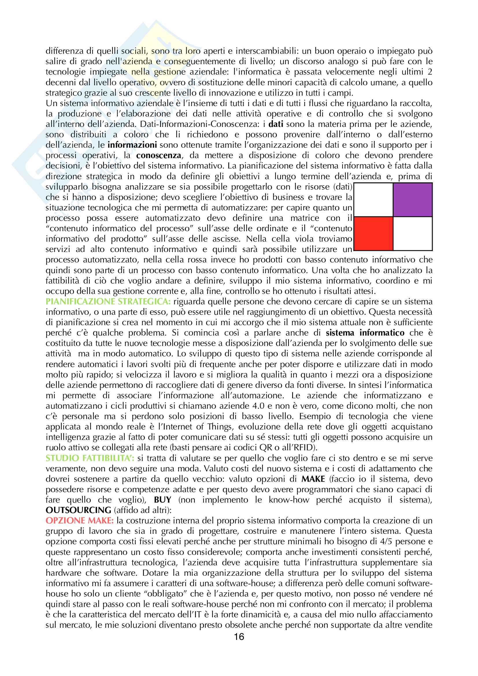 Riassunto tutte le lezioni di Sistemi informativi, prof. Plebani Pag. 16