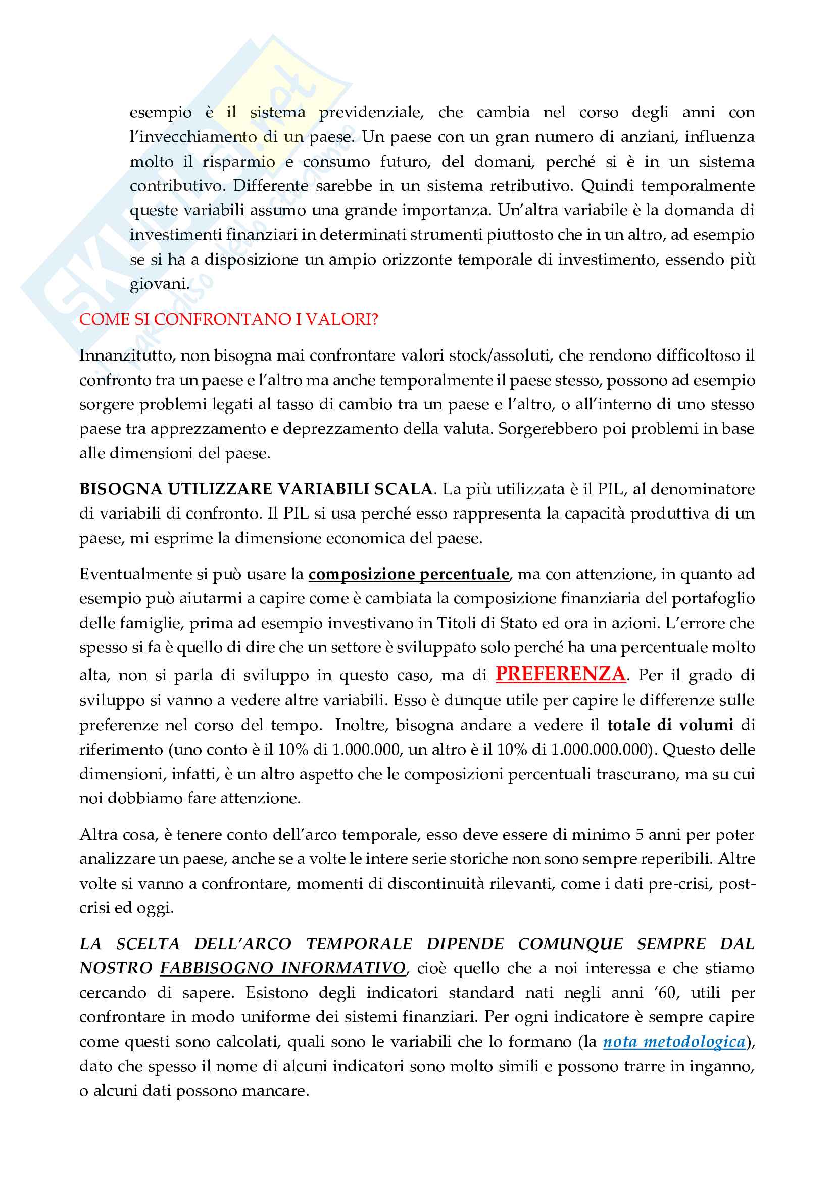 Economia dei Mercati e degli Intermediari Finanziari Internazionali (EMIFI) Pag. 2
