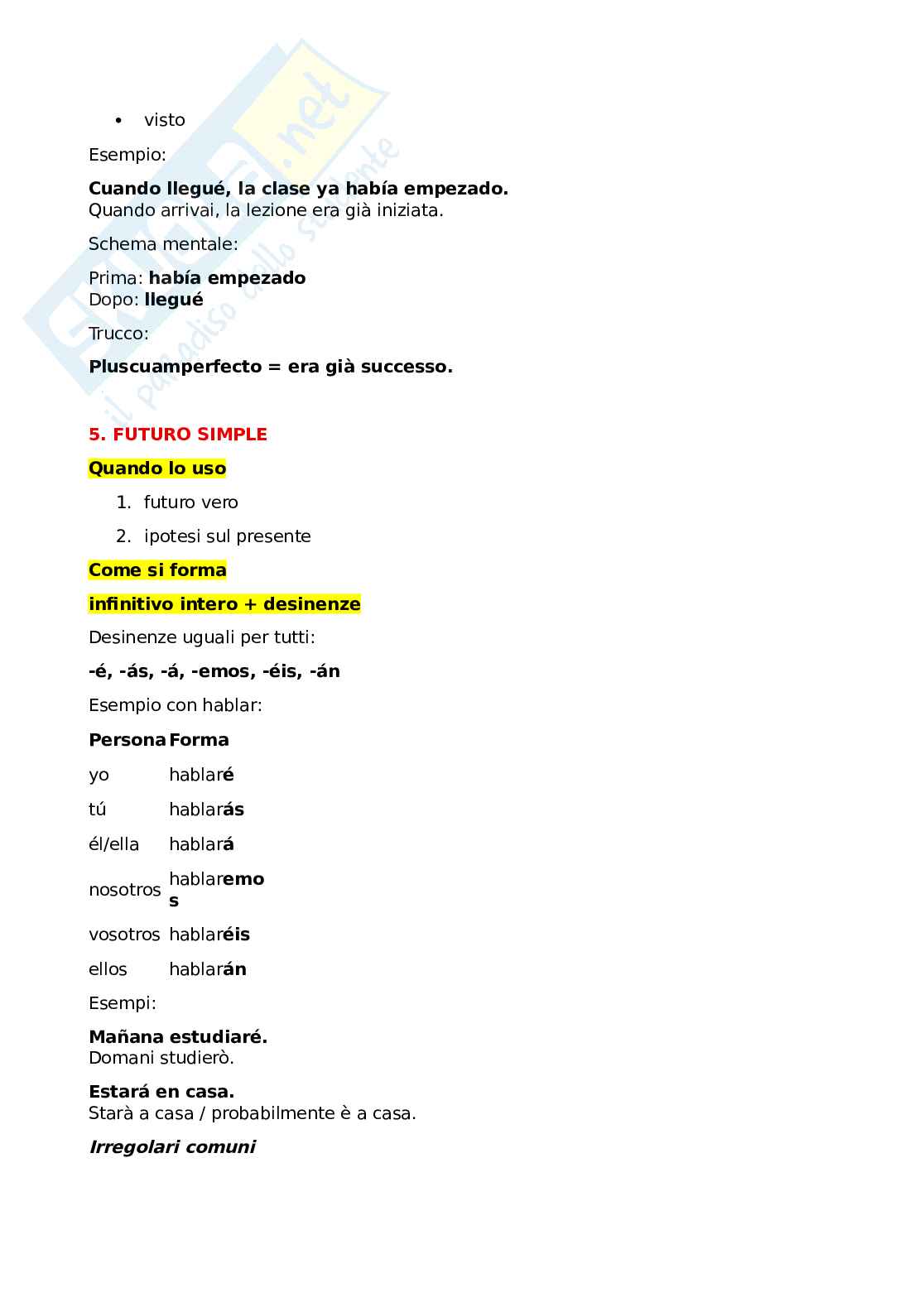 CEL scritto preparazione Cel lingua e traduzione spagnola 2  Pag. 6