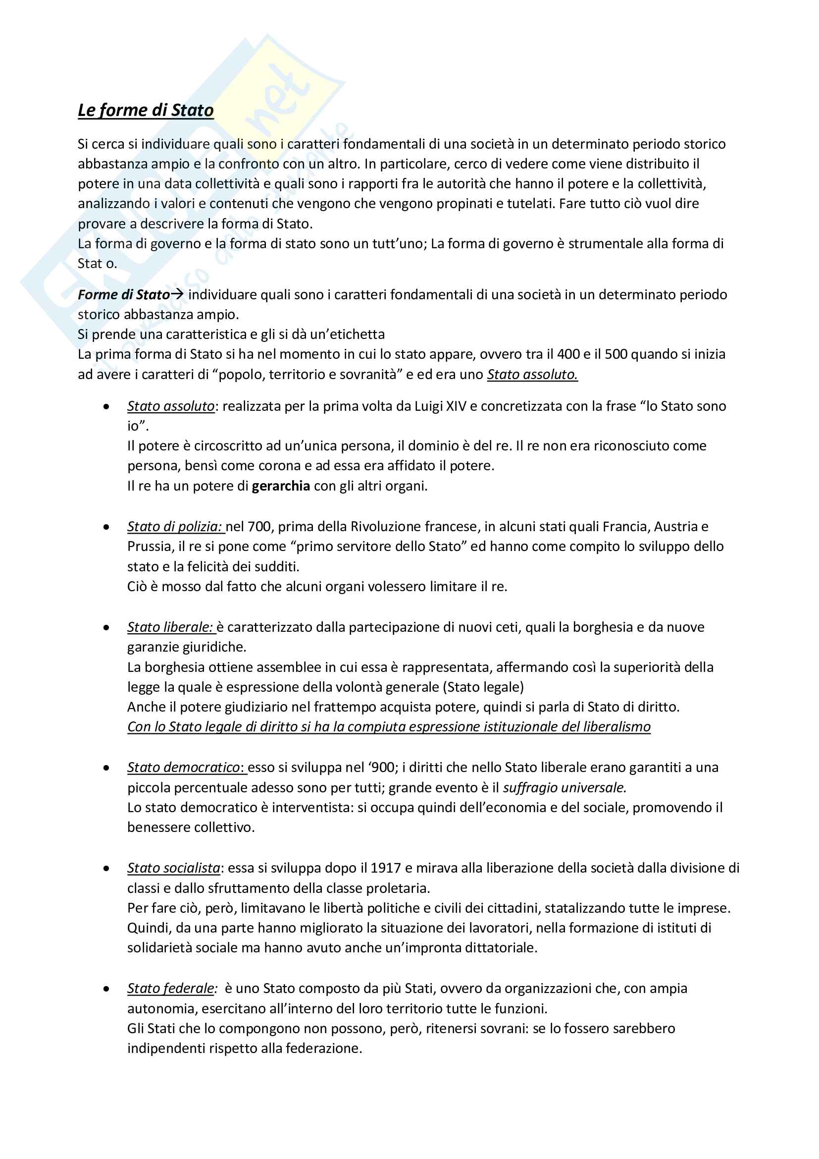 Riassunto esame di diritto pubblico Pag. 6