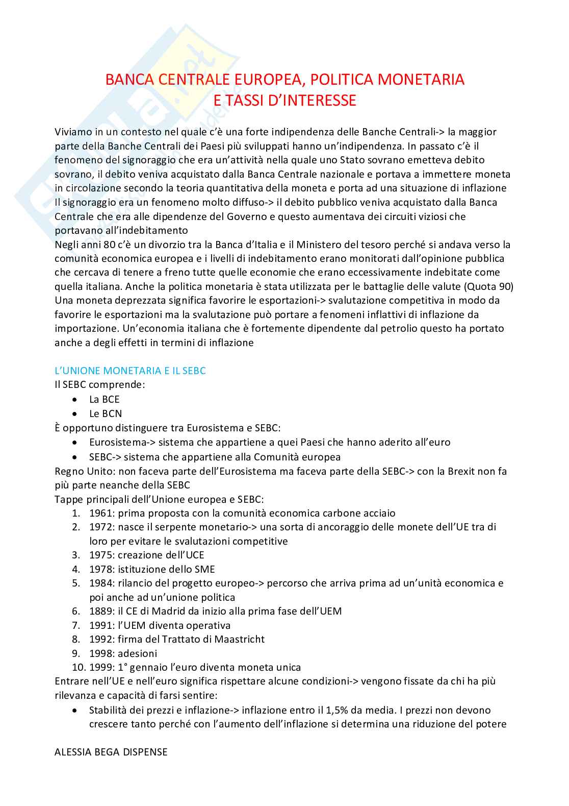 Appunti Economia degli intermediari finanziari Pag. 21