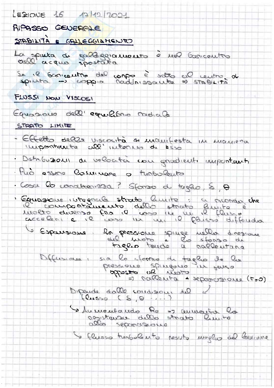Teoria Fluidodinamica  Pag. 81