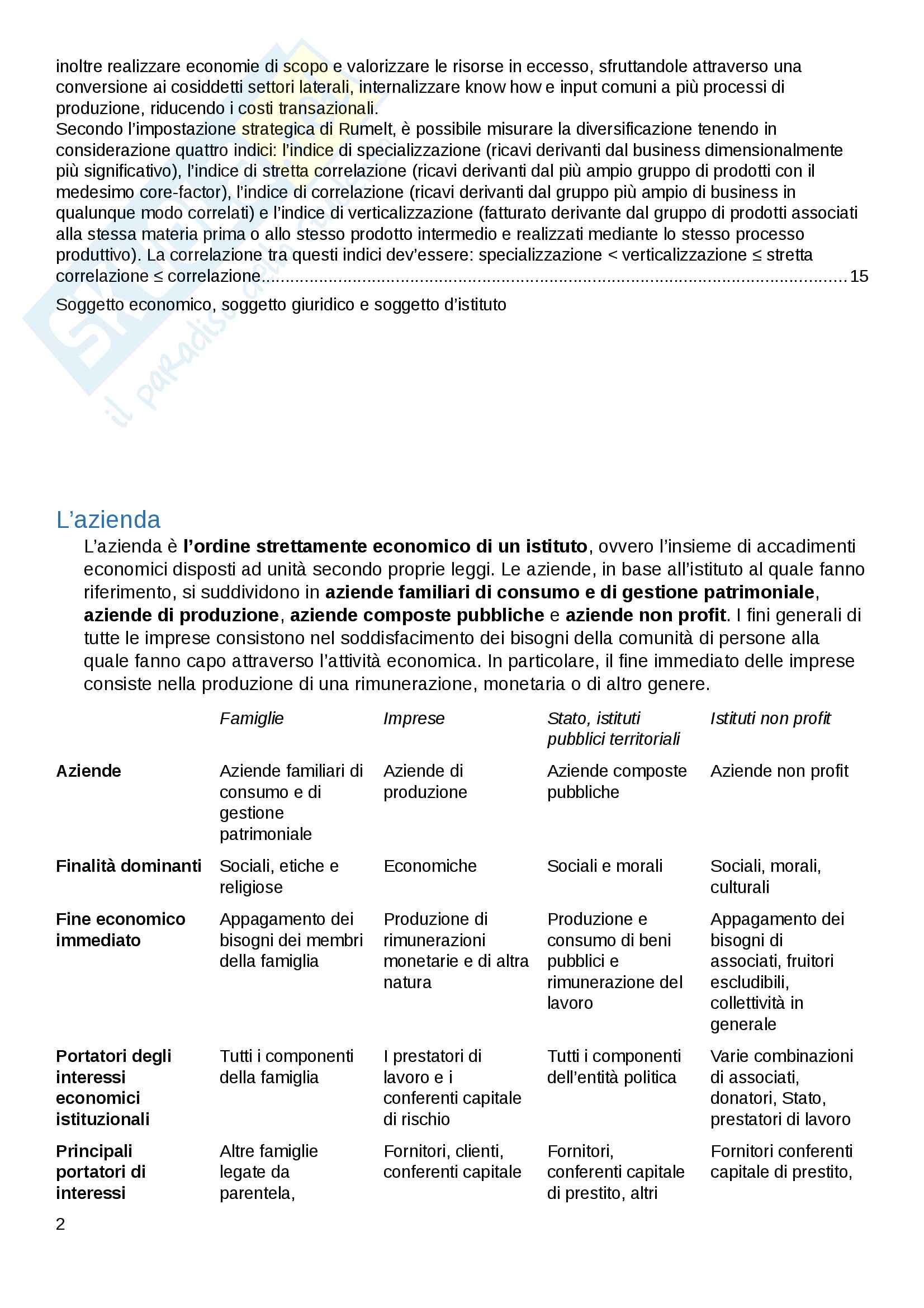 Economia aziendale - Risposte complete Pag. 2