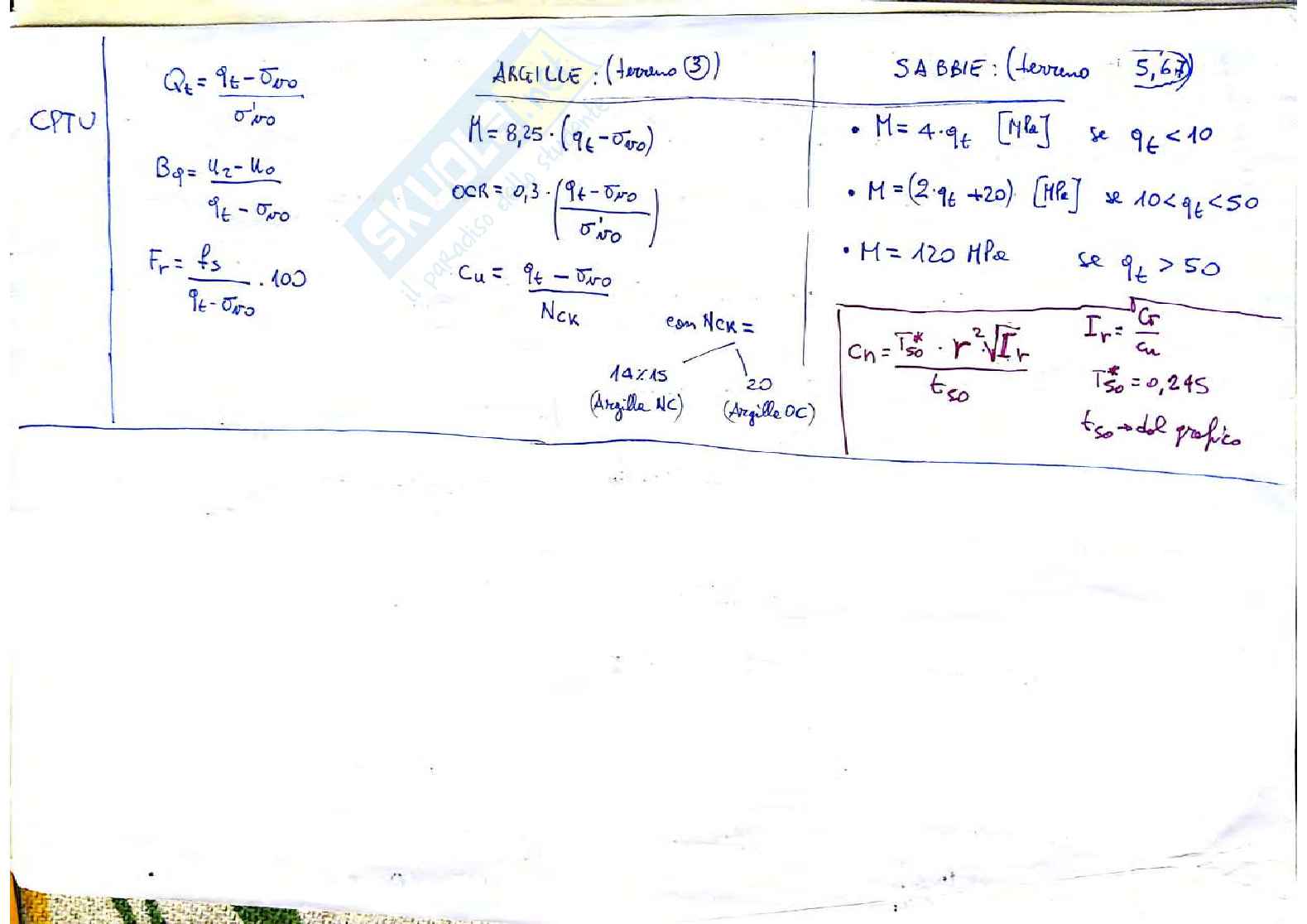 Prove di esame svolte di Opere geotecniche M Pag. 2