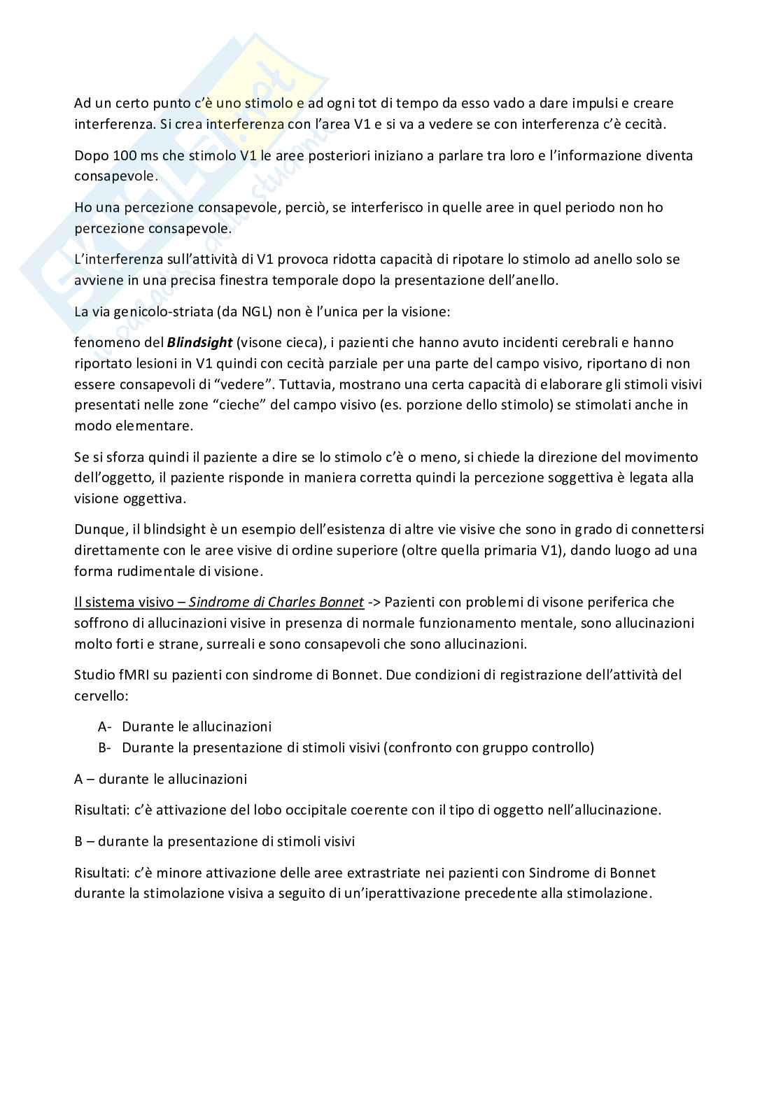 Appunti di Psicologia della percezione e dell'attenzione Pag. 11