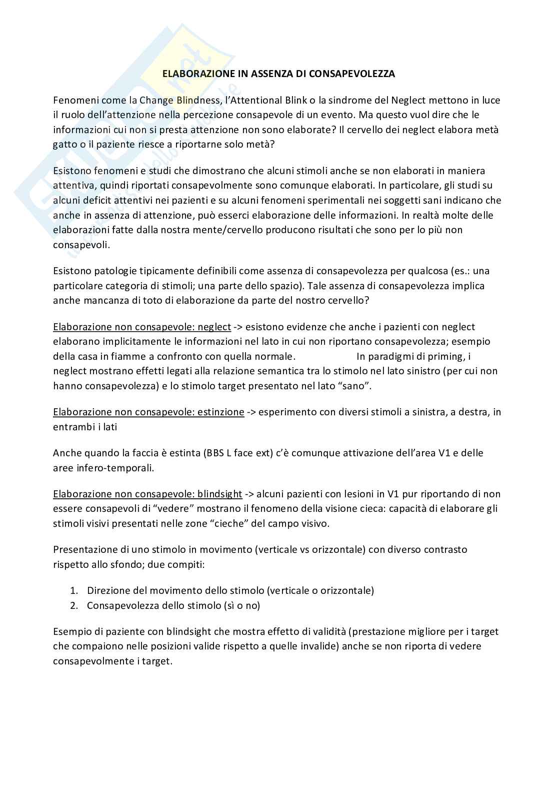 Appunti di Psicologia della percezione e dell'attenzione Pag. 81