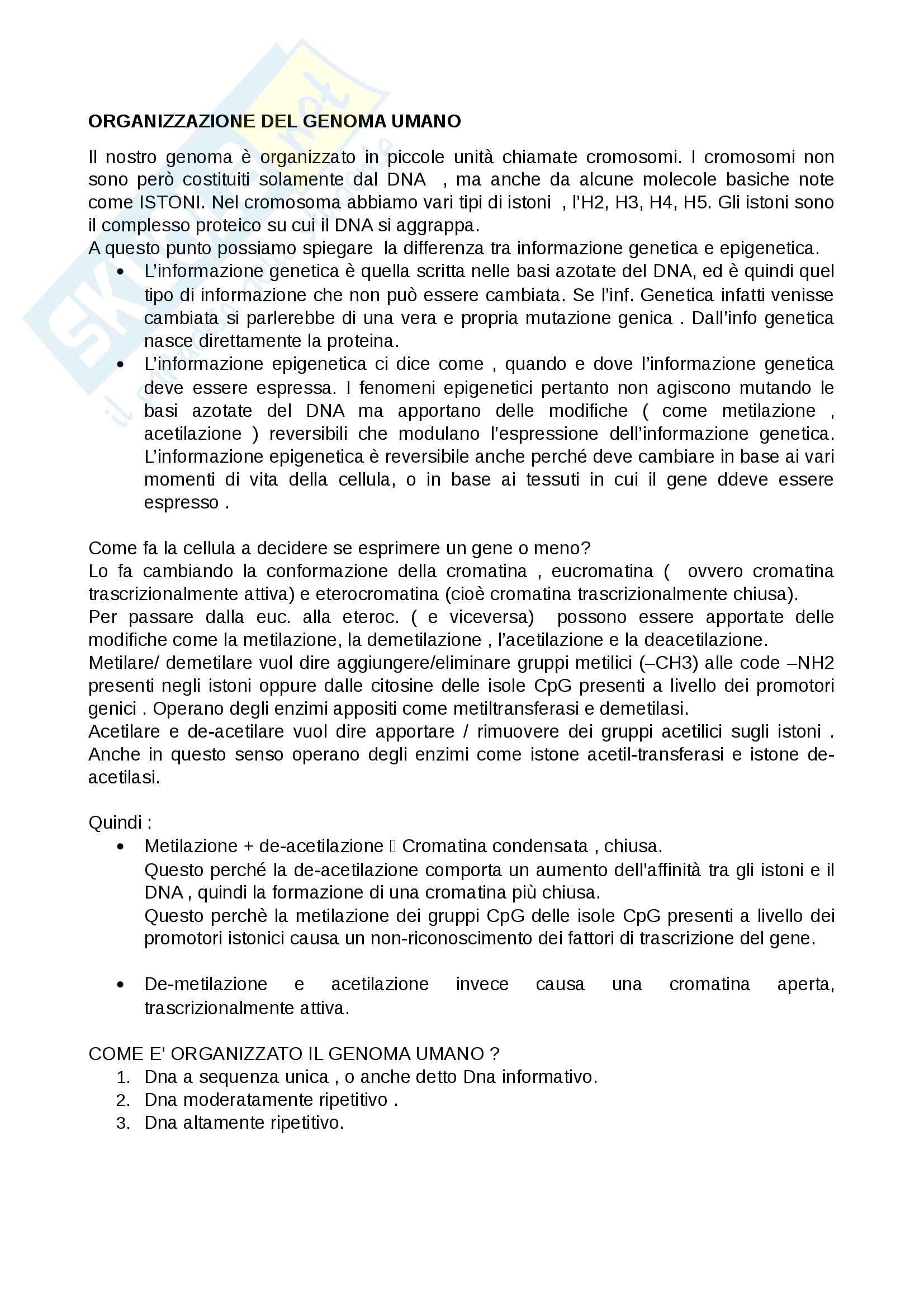 Genetica medica Pag. 1