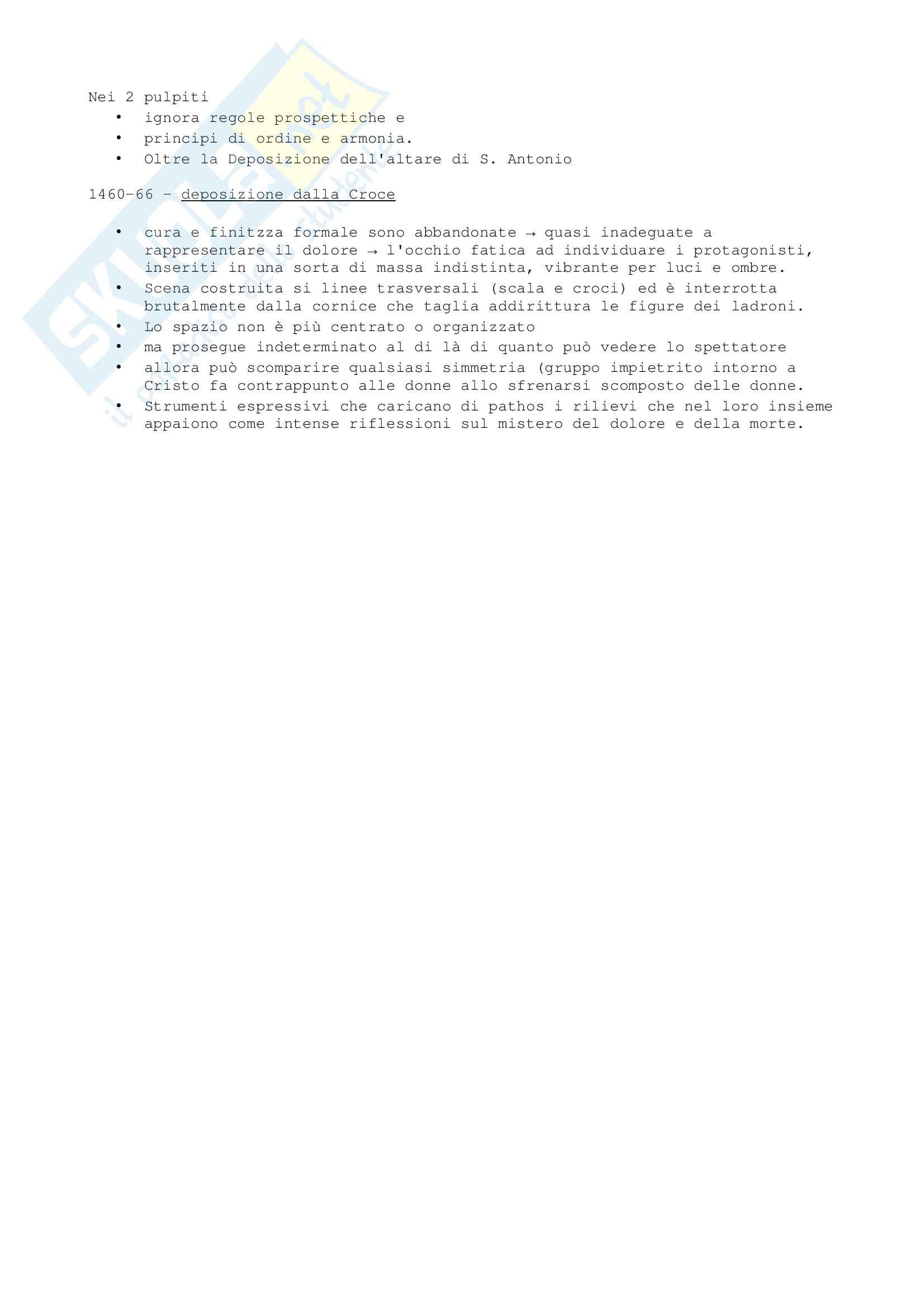 Storia dell'arte moderna - Donatello Pag. 6