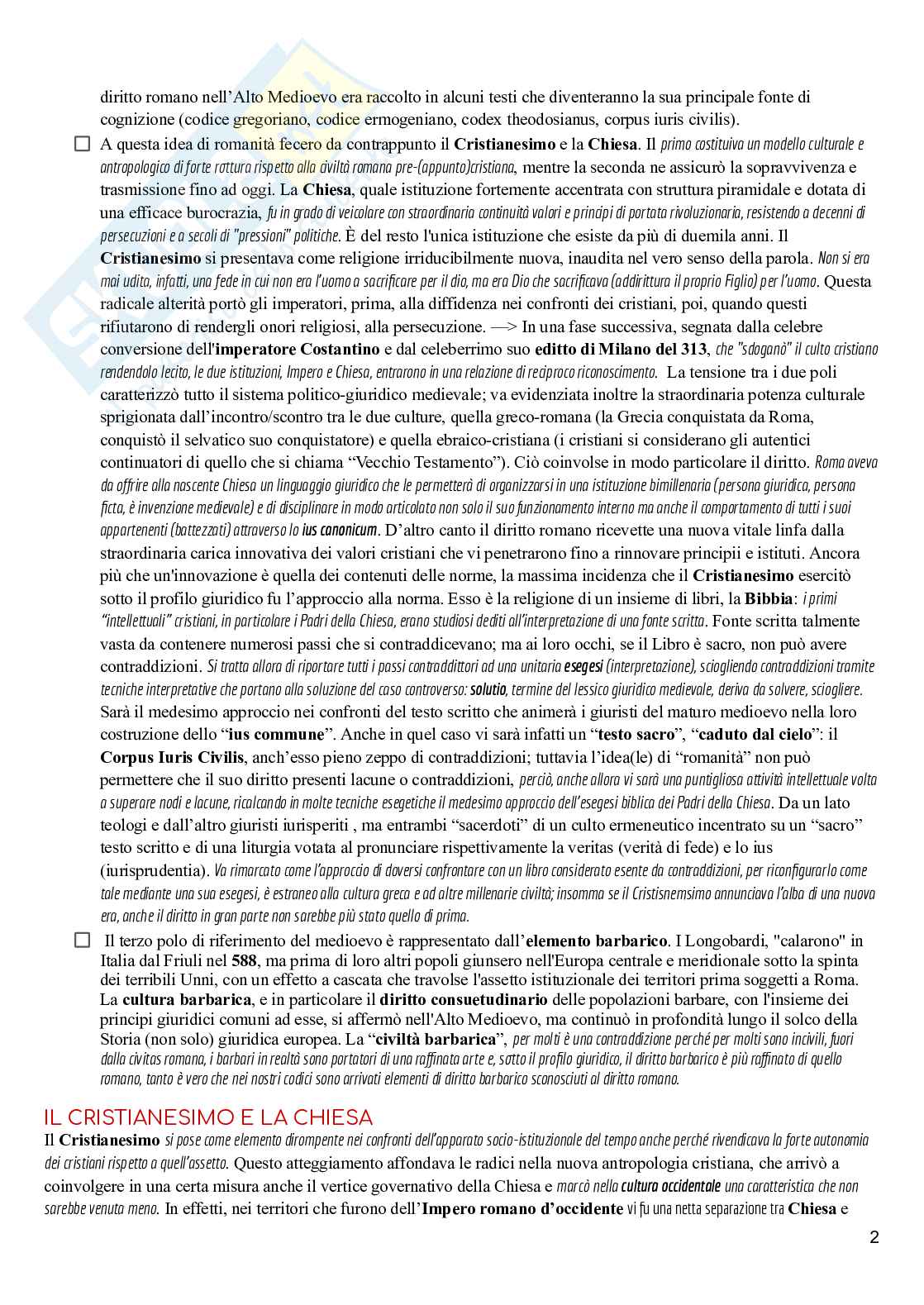 Storia medievale Pag. 2