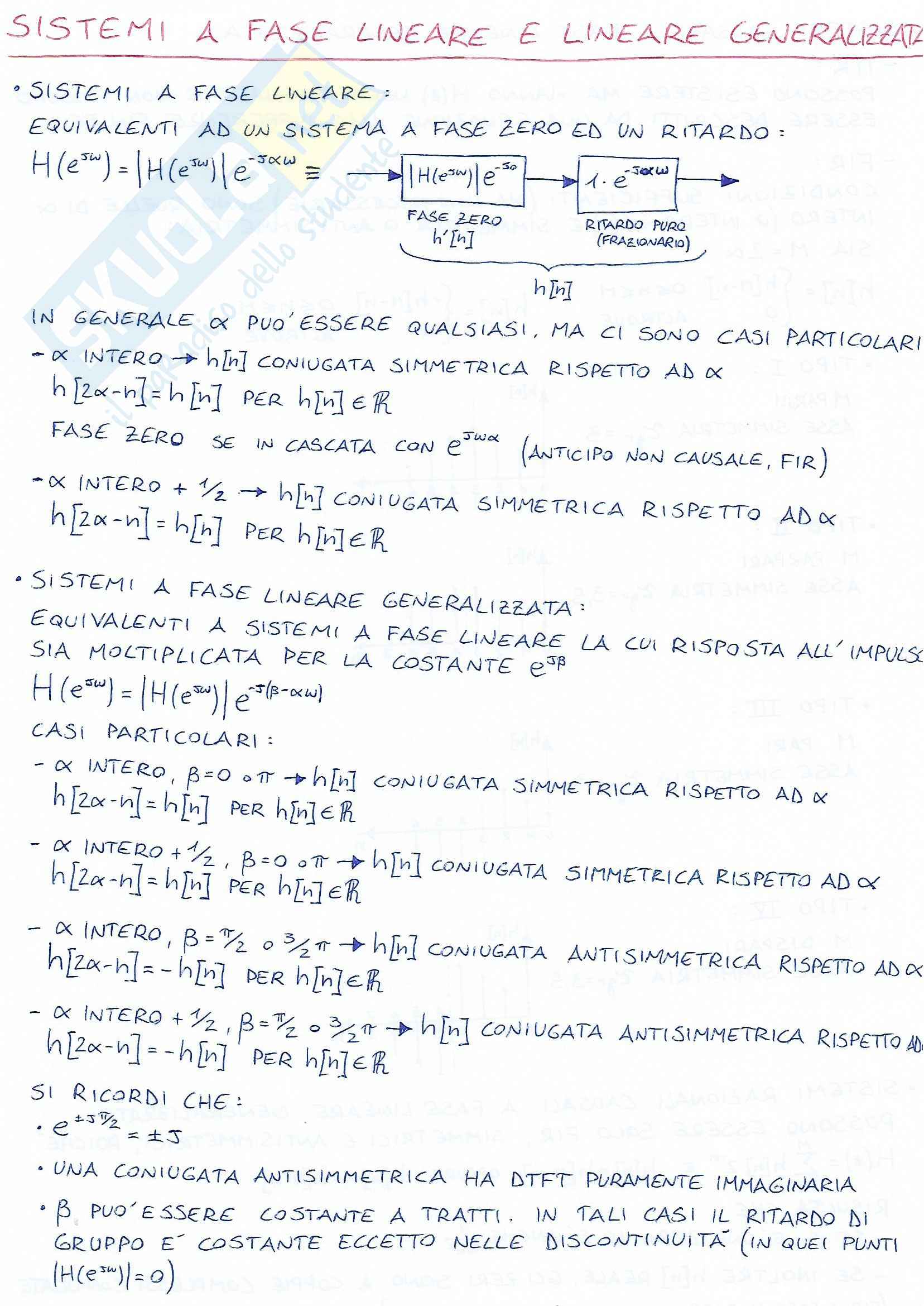 Circuiti e Algoritmi per il Digital Signal Processing, Prof. Stefano Squartini, Tutti gli argomenti del corso Pag. 16