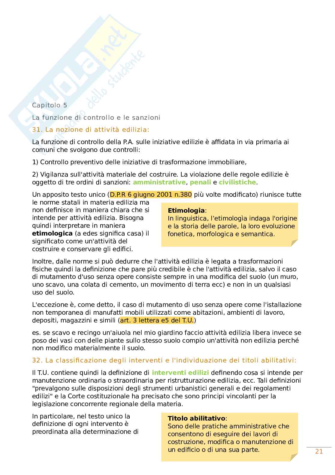 Diritto Urbanistico Pag. 21