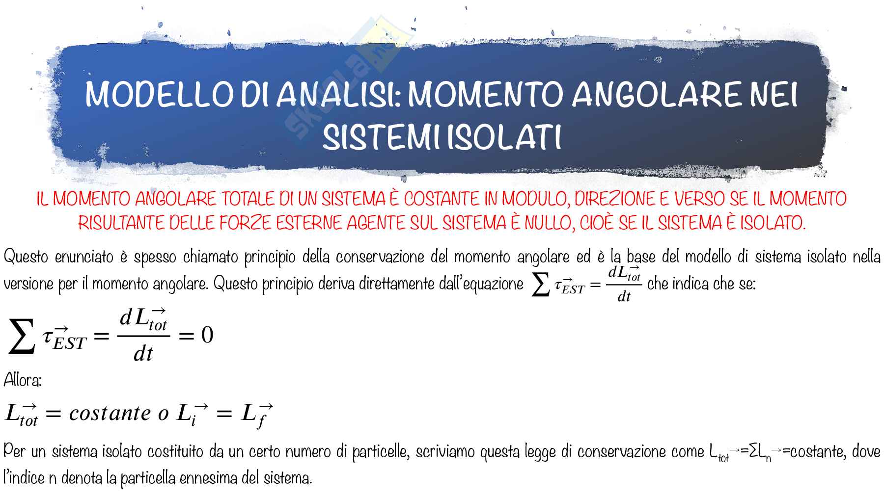 Appunti di Fisica I sul moto rotazionale Pag. 41