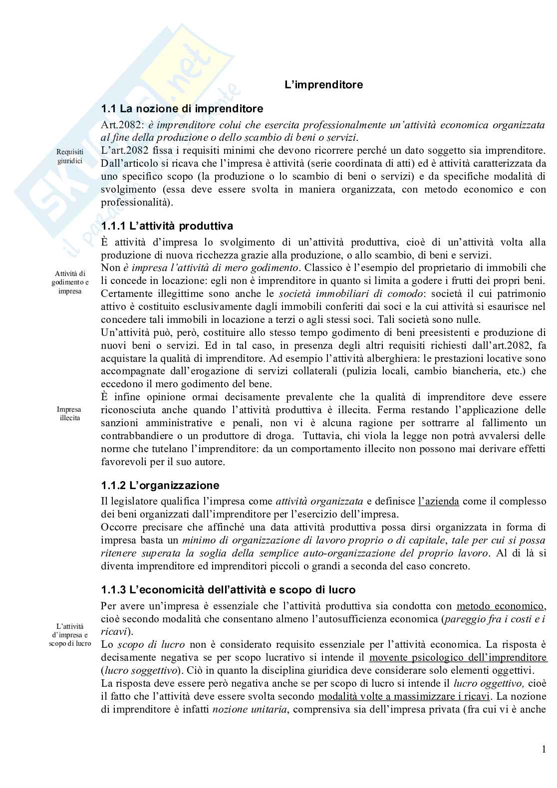L'imprenditore Pag. 1