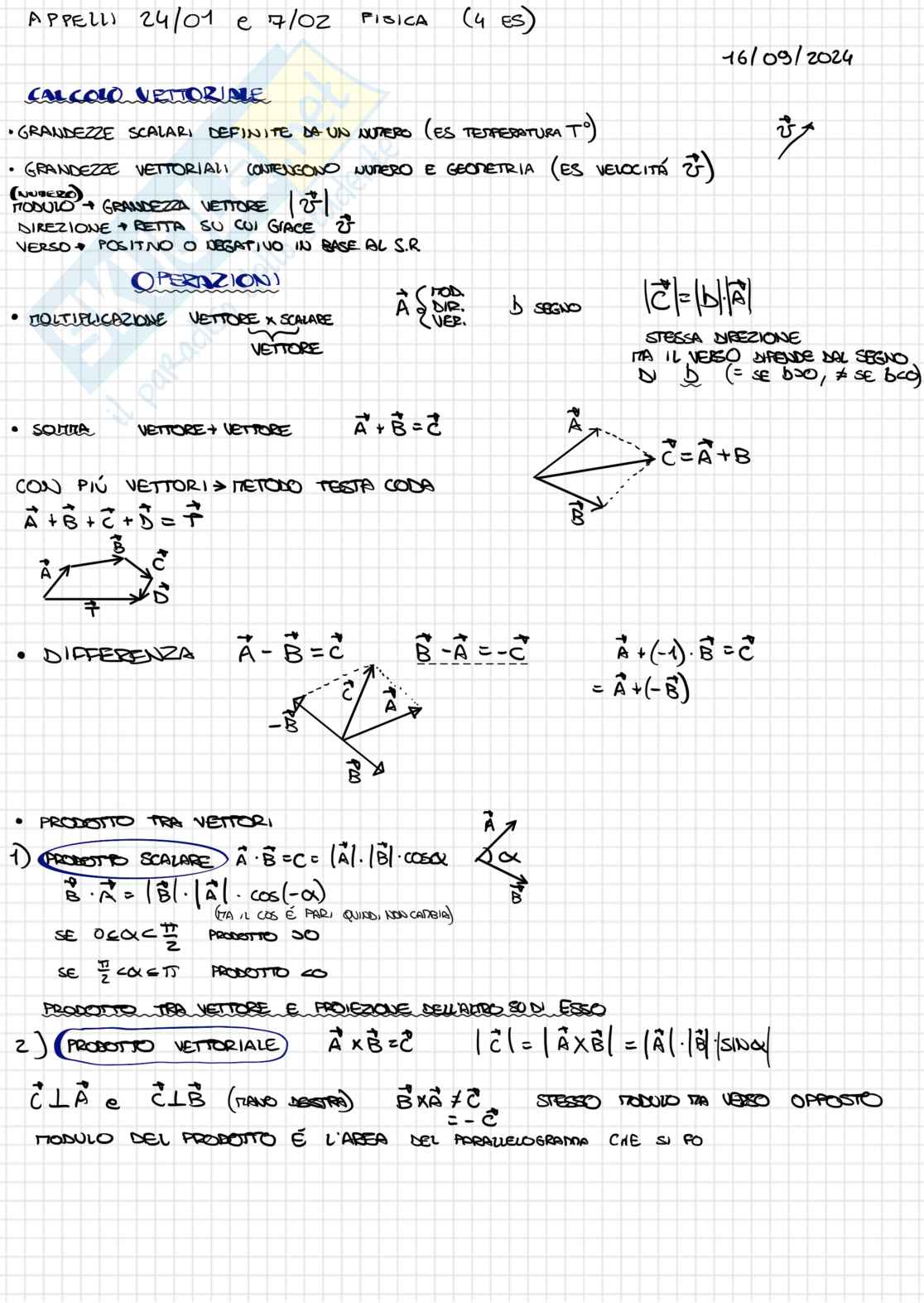 Appunti Fisica sperimentale Pag. 1
