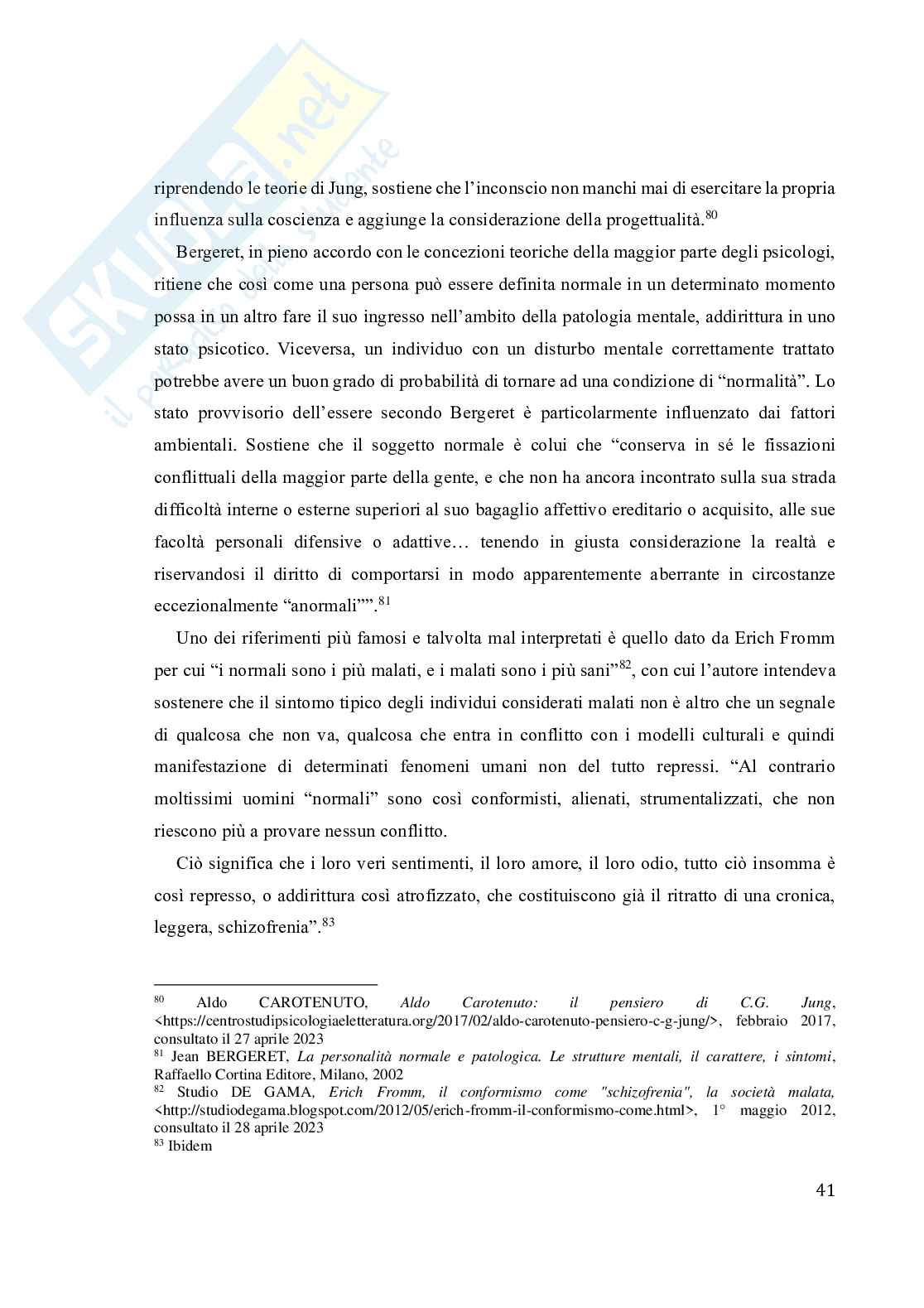 Disturbi di personalità e agiti violenti: l'approccio clinico - giuridico tra infermità e imputabilità Pag. 41