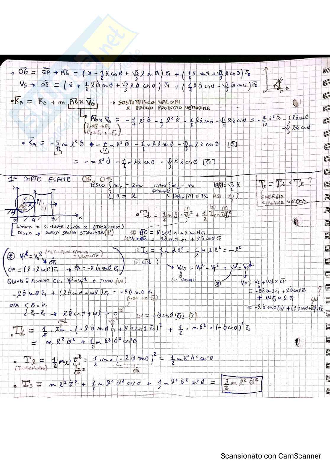 Meccanica razionale  Pag. 26