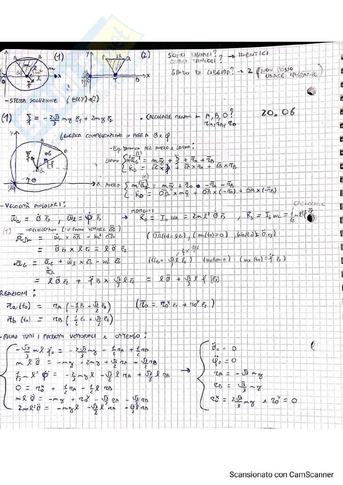 Meccanica razionale  Pag. 36