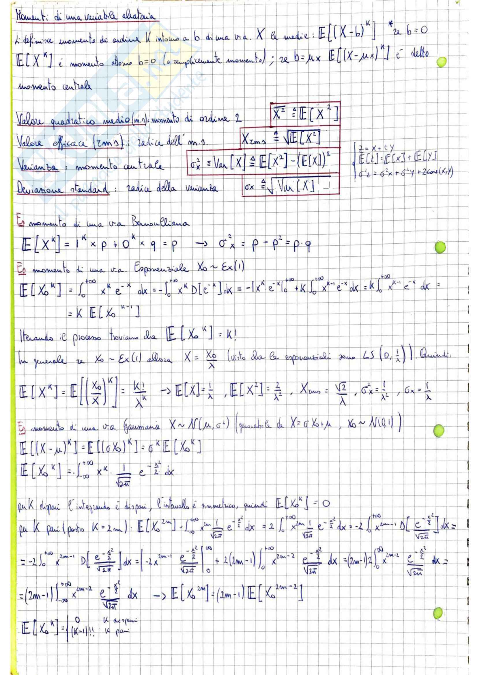 Probabilità e Informazione - Teoria, Esercizi svolti Pag. 21