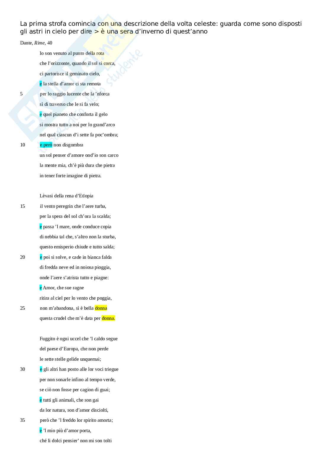 Storia della lingua italiana Pag. 11