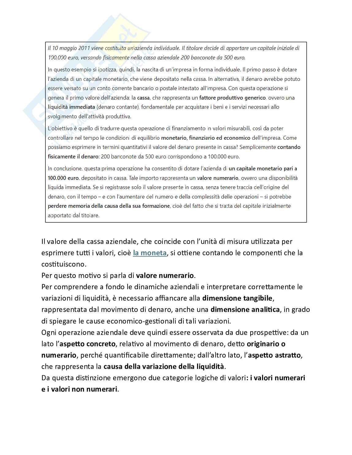Economia aziendale - Teoria, parte 1 - Introduzione alla contabilità: principi, metodi e strumenti operativi Pag. 16