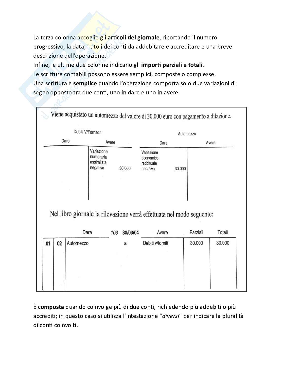 Economia aziendale - Teoria, parte 1 - Introduzione alla contabilità: principi, metodi e strumenti operativi Pag. 51