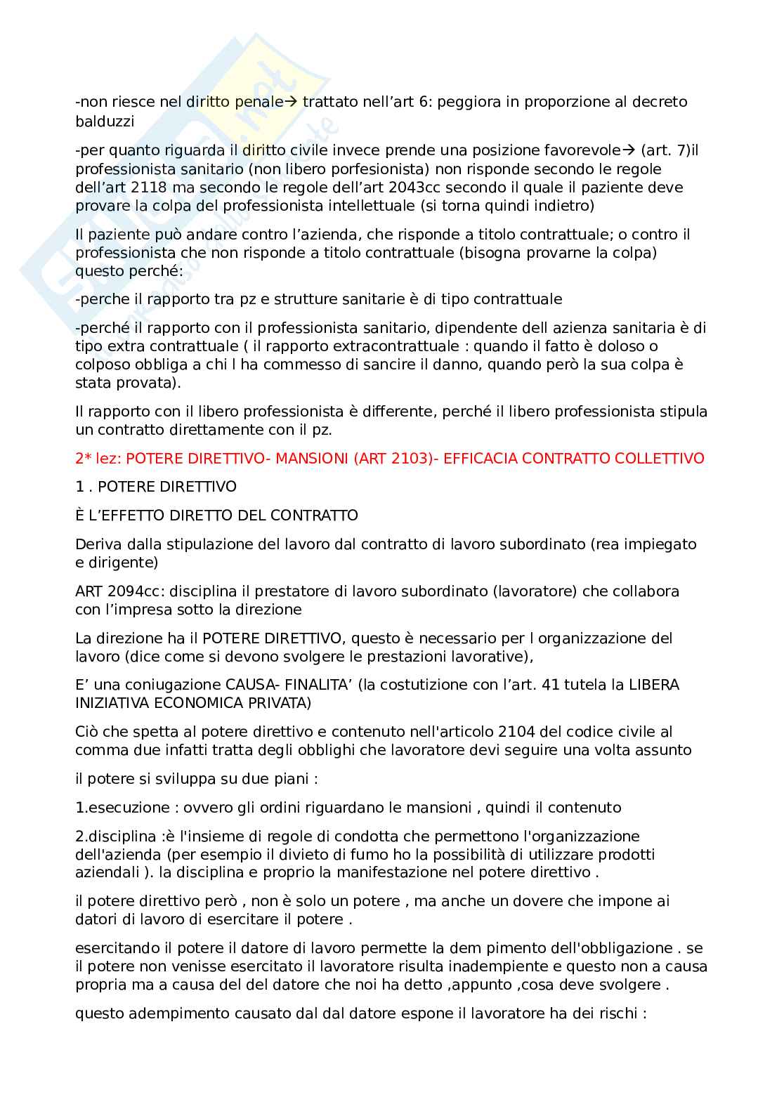 Diritto del lavoro Pag. 6