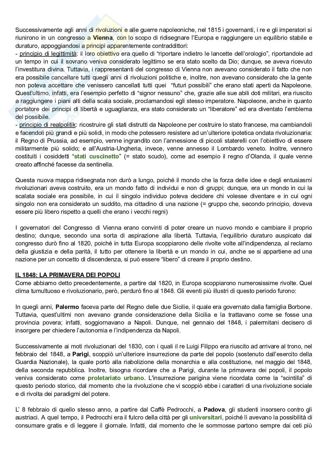 Appunti di Storia contemporanea Pag. 2