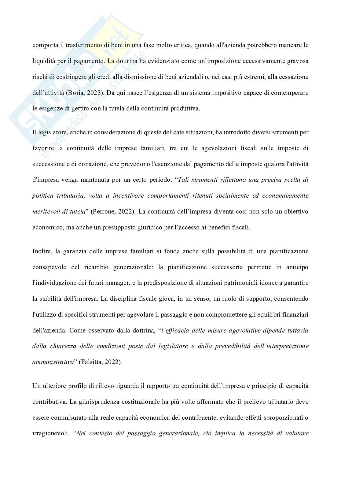 Passaggio generazionale di aziende e partecipazioni ed imposta sulle successioni Pag. 11