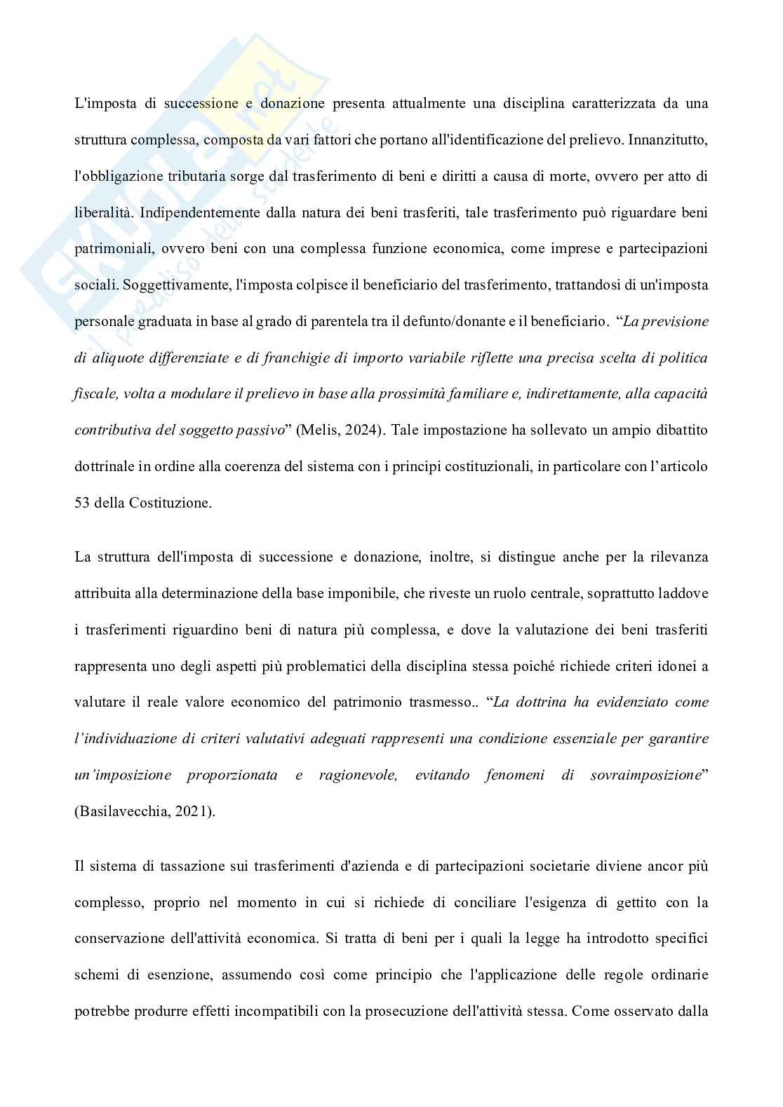 Passaggio generazionale di aziende e partecipazioni ed imposta sulle successioni Pag. 16