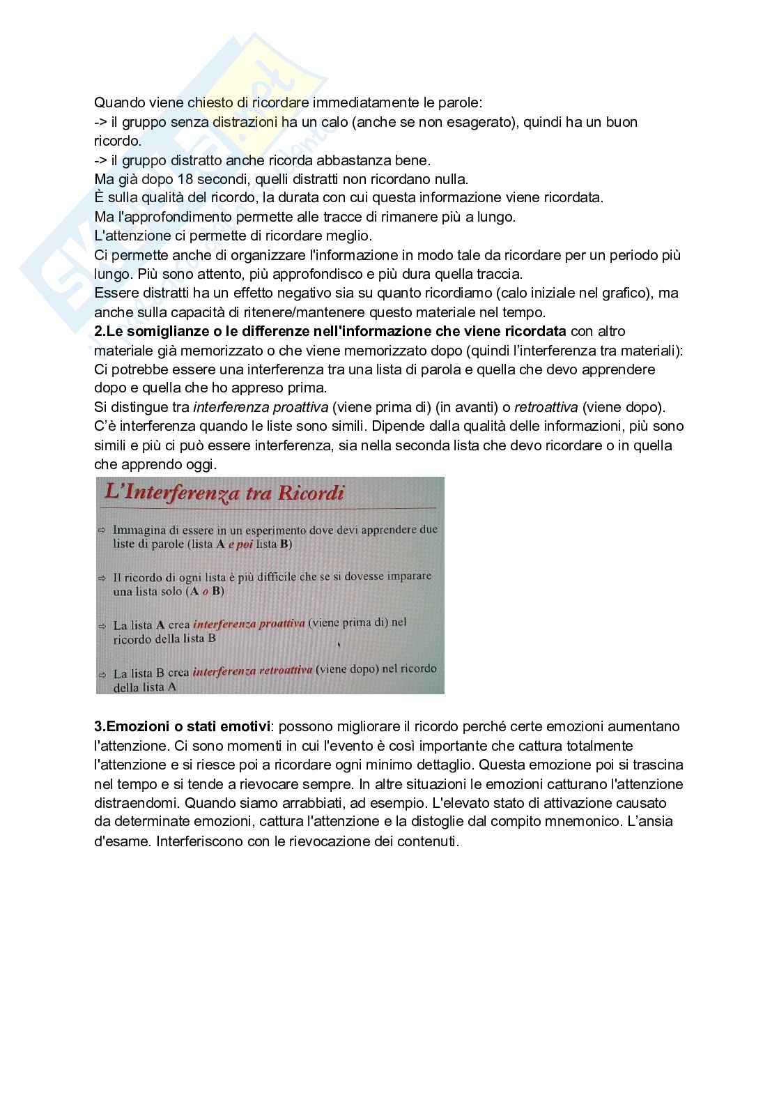 Psicologia Generale - Riassunto Esonero Pag. 36