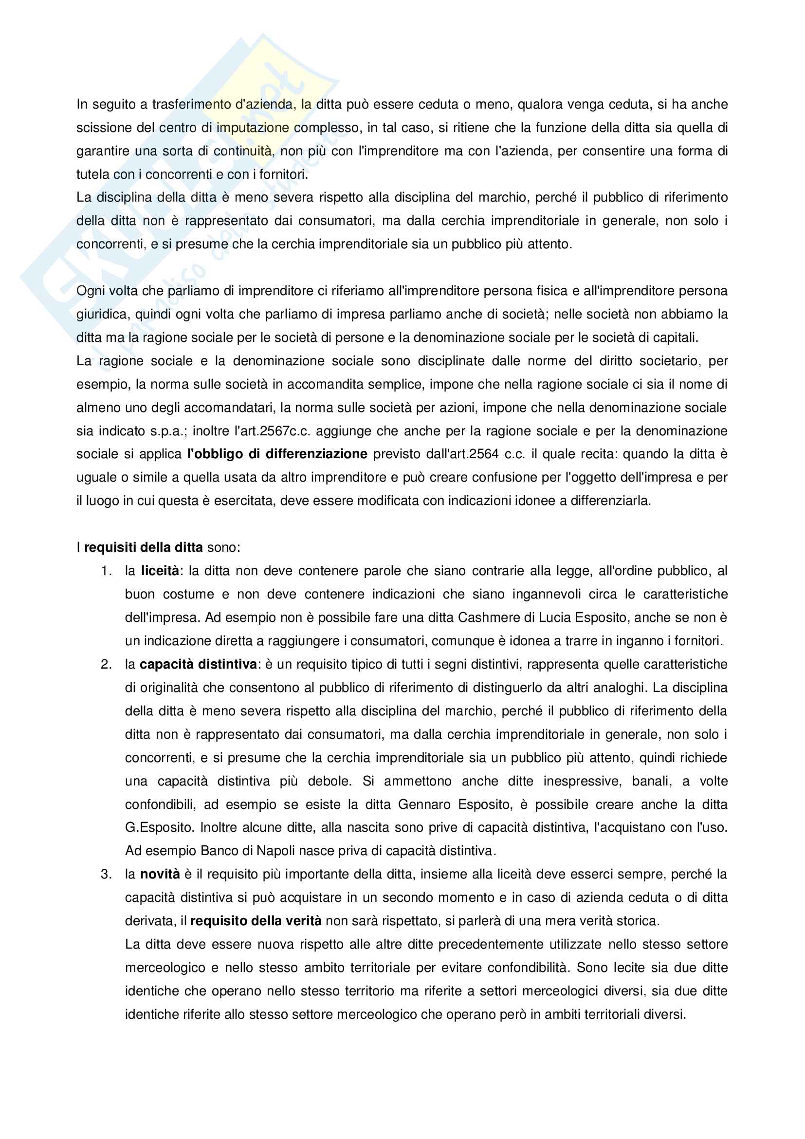Disciplina Ditta Insegna Marchio Pag. 2
