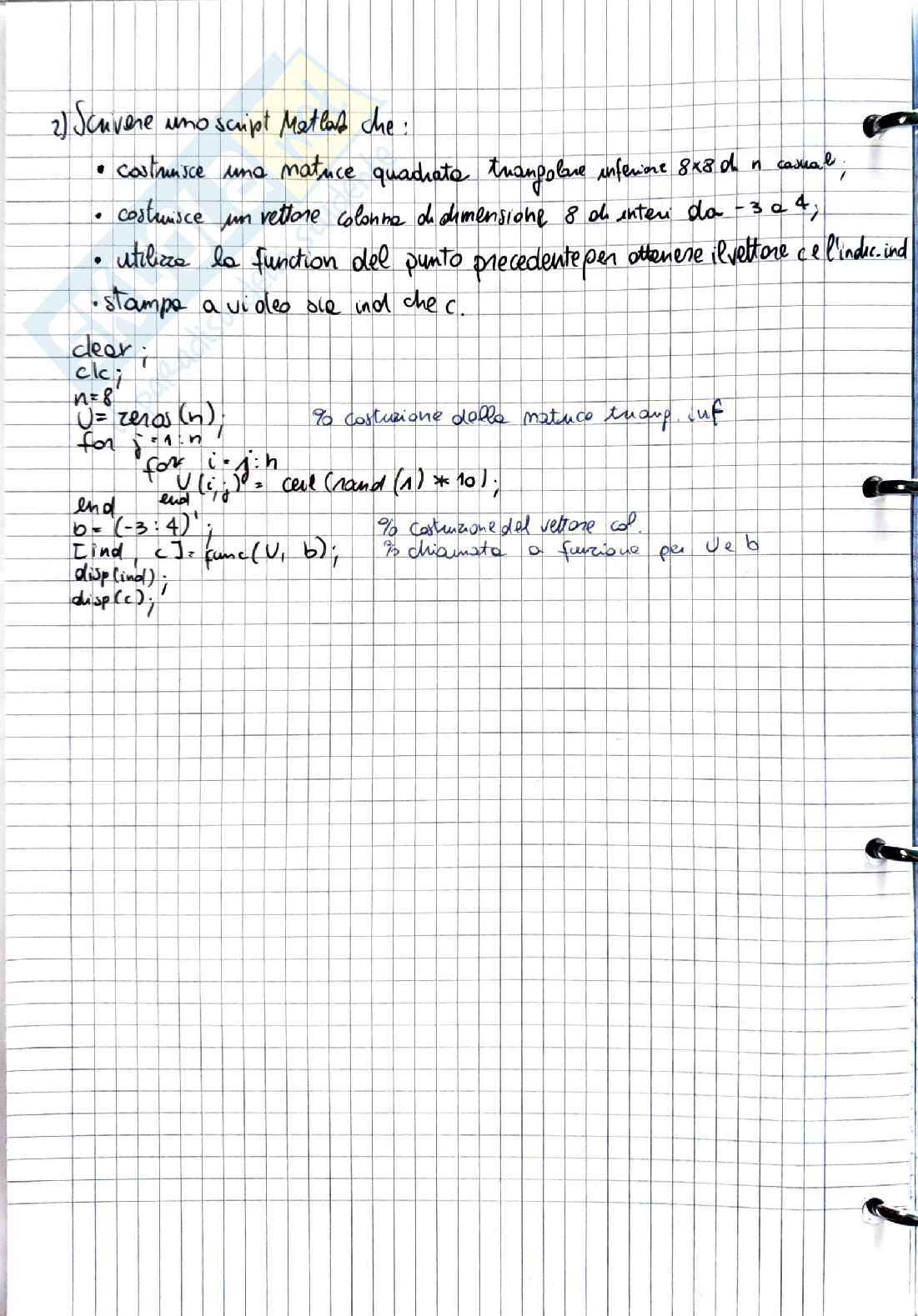 Esame Calcolo numerico 14 Giugno 2021 Pag. 6
